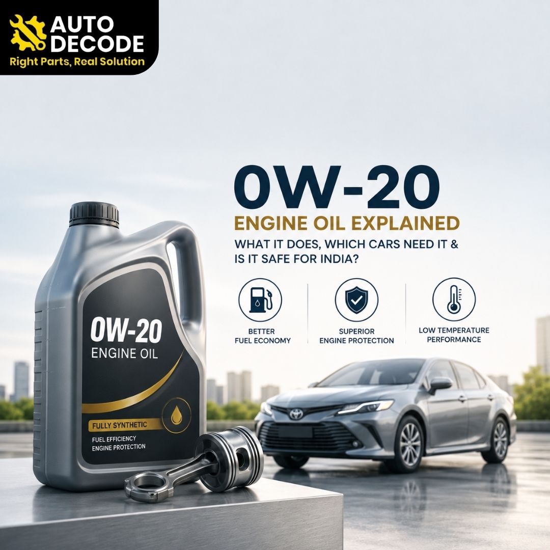 0W-20 Engine Oil Explained: What It Does, Which Cars Need It & Is It Safe for India?