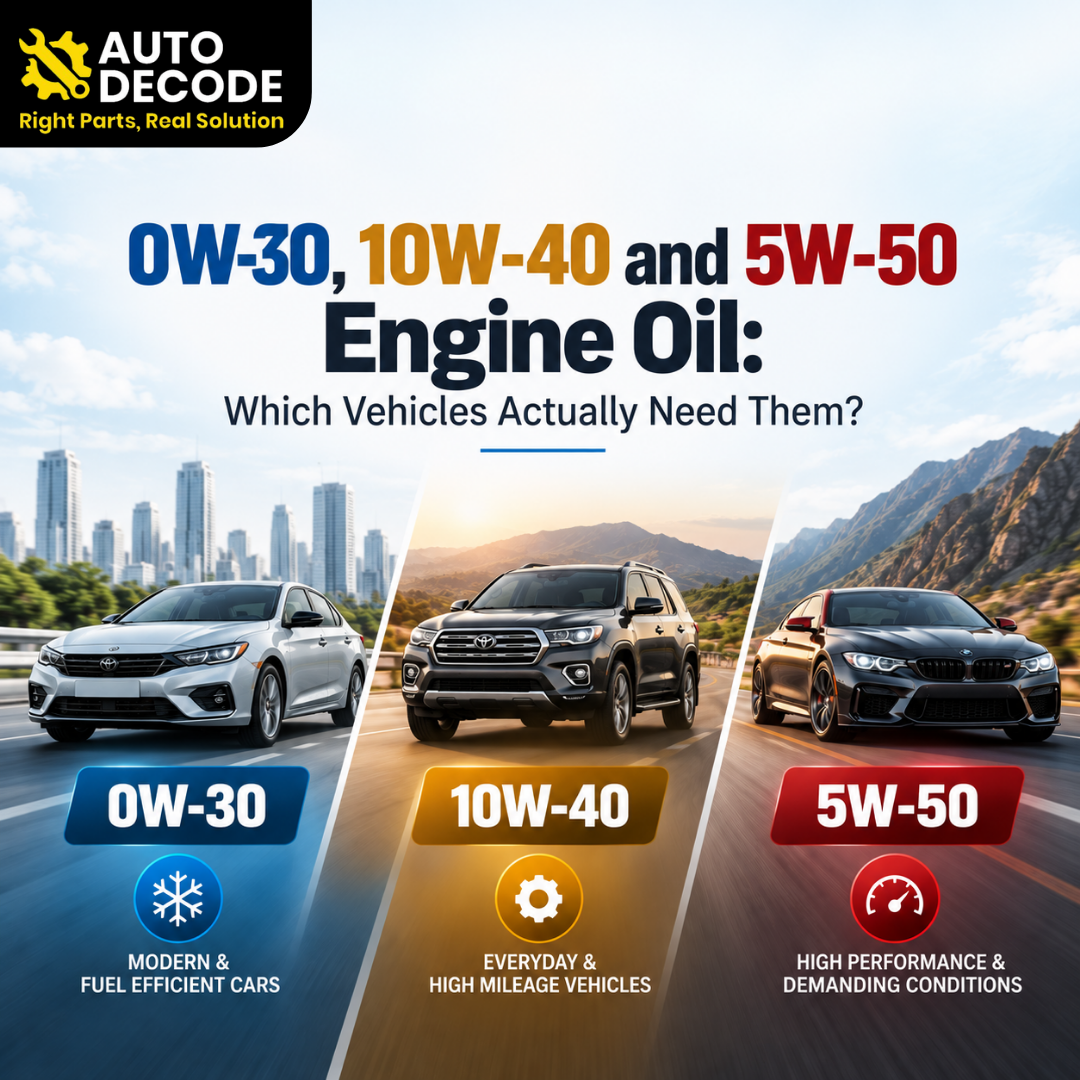 0W-30, 10W-40 and 5W-50 Engine Oil: Which Vehicles Actually Need Them?