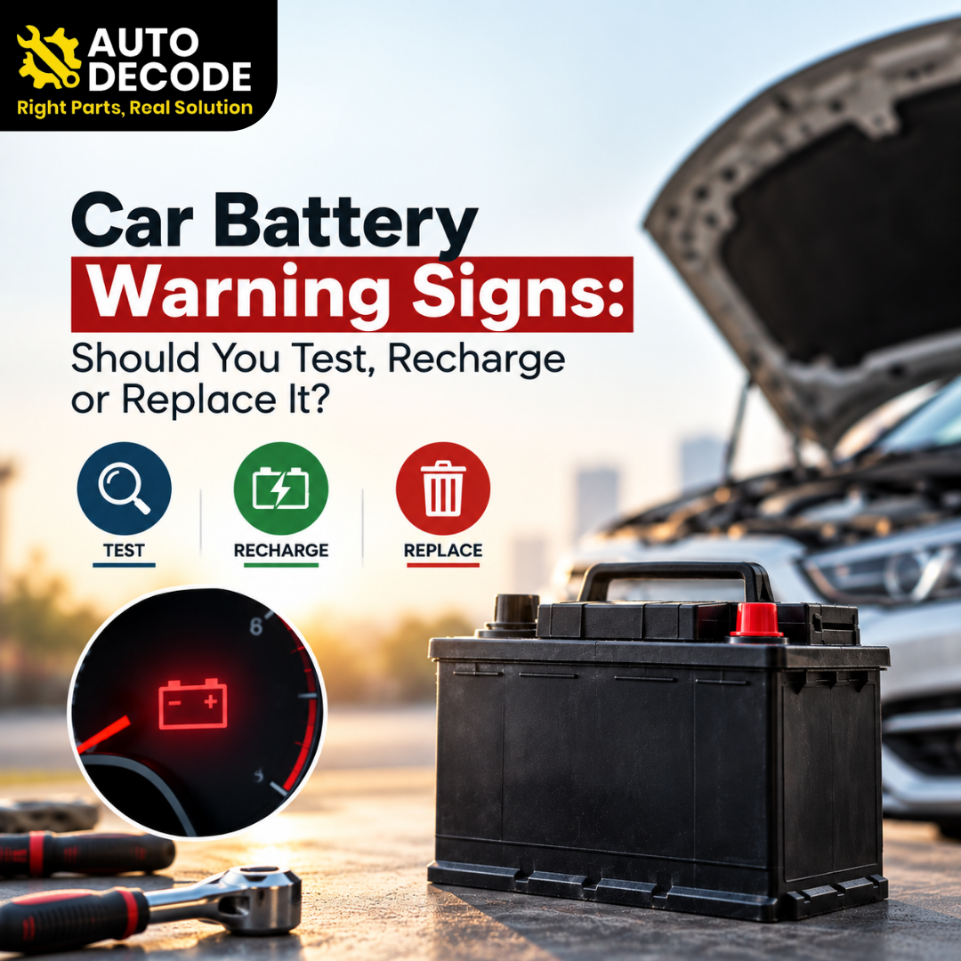 Car Battery Warning Signs: Should You Test, Recharge or Replace It?
