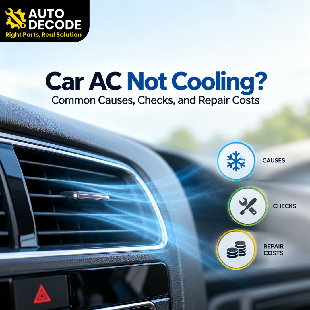 Car AC Not Cooling? Common Causes, Checks and Repair Costs