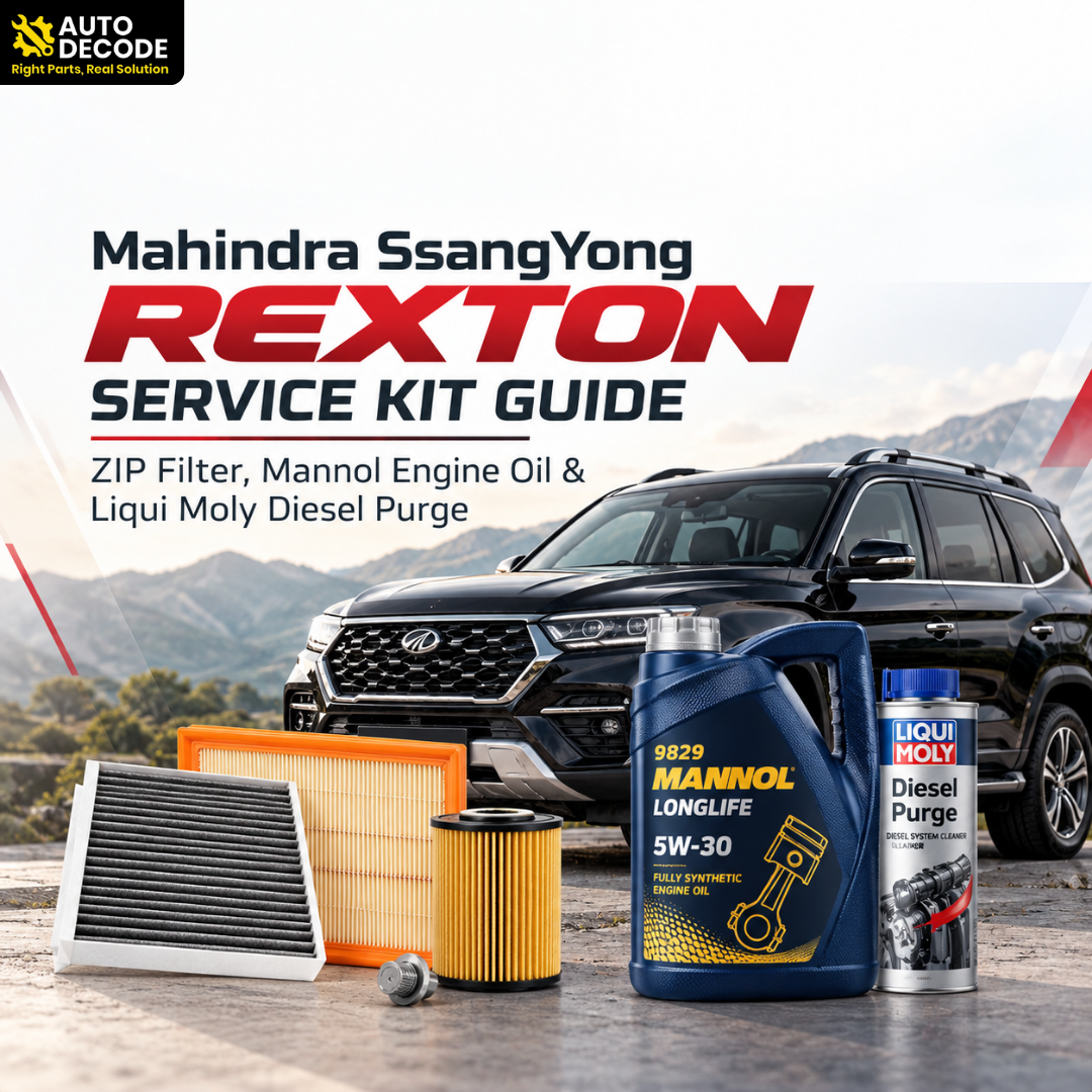 Mahindra SsangYong Rexton Service Kit Guide: ZIP Filter, Mannol Engine Oil & Liqui Moly Diesel Purge