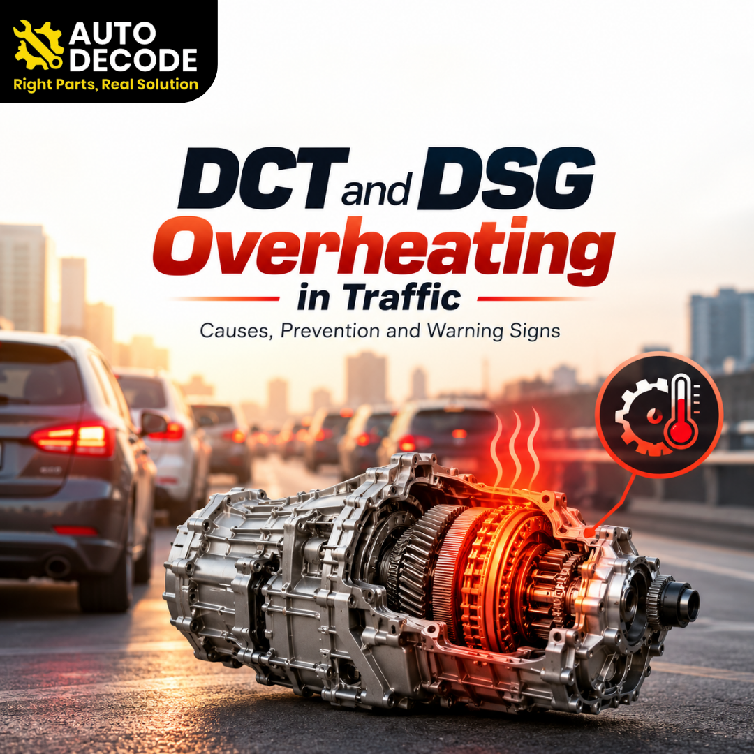 DCT and DSG Overheating in Traffic: Causes, Prevention and Warning Signs