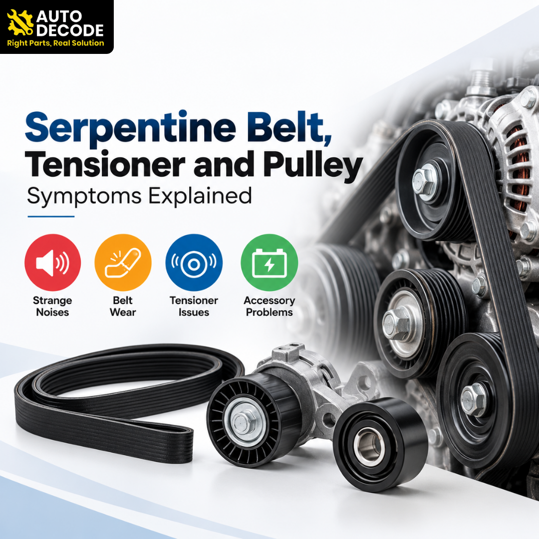 Serpentine Belt, Tensioner, and Pulley Symptoms Every Car Owner Should Know