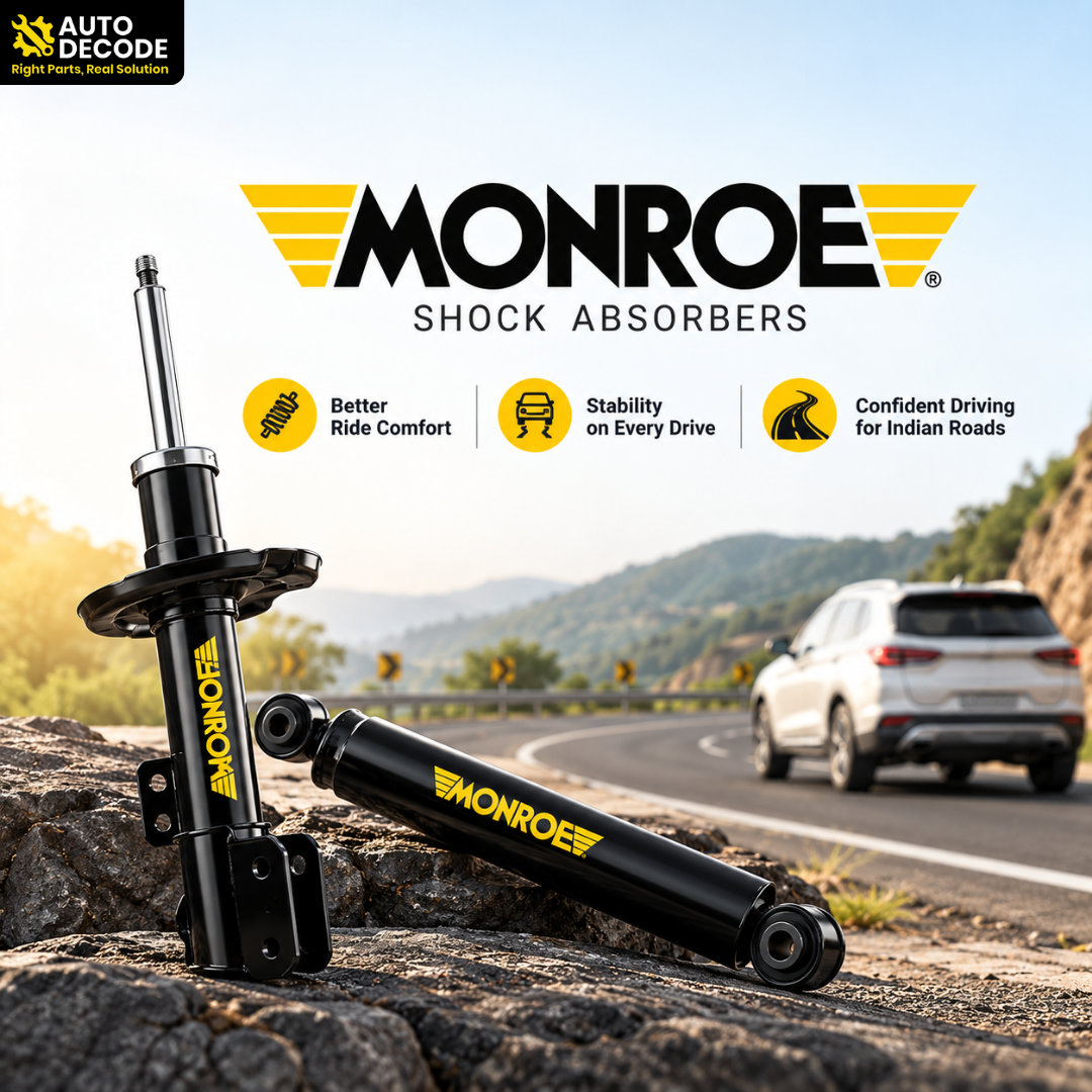 Monroe Shock Absorbers: Better Ride Comfort, Stability, and Confident Driving for Indian Roads