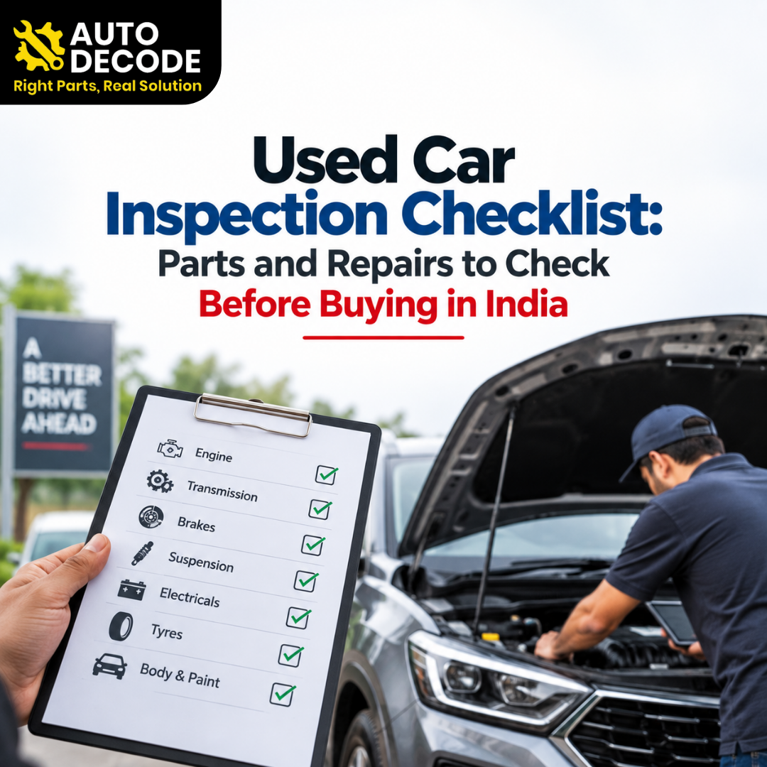 Used Car Inspection Checklist: Parts and Repairs to Check Before Buying in India