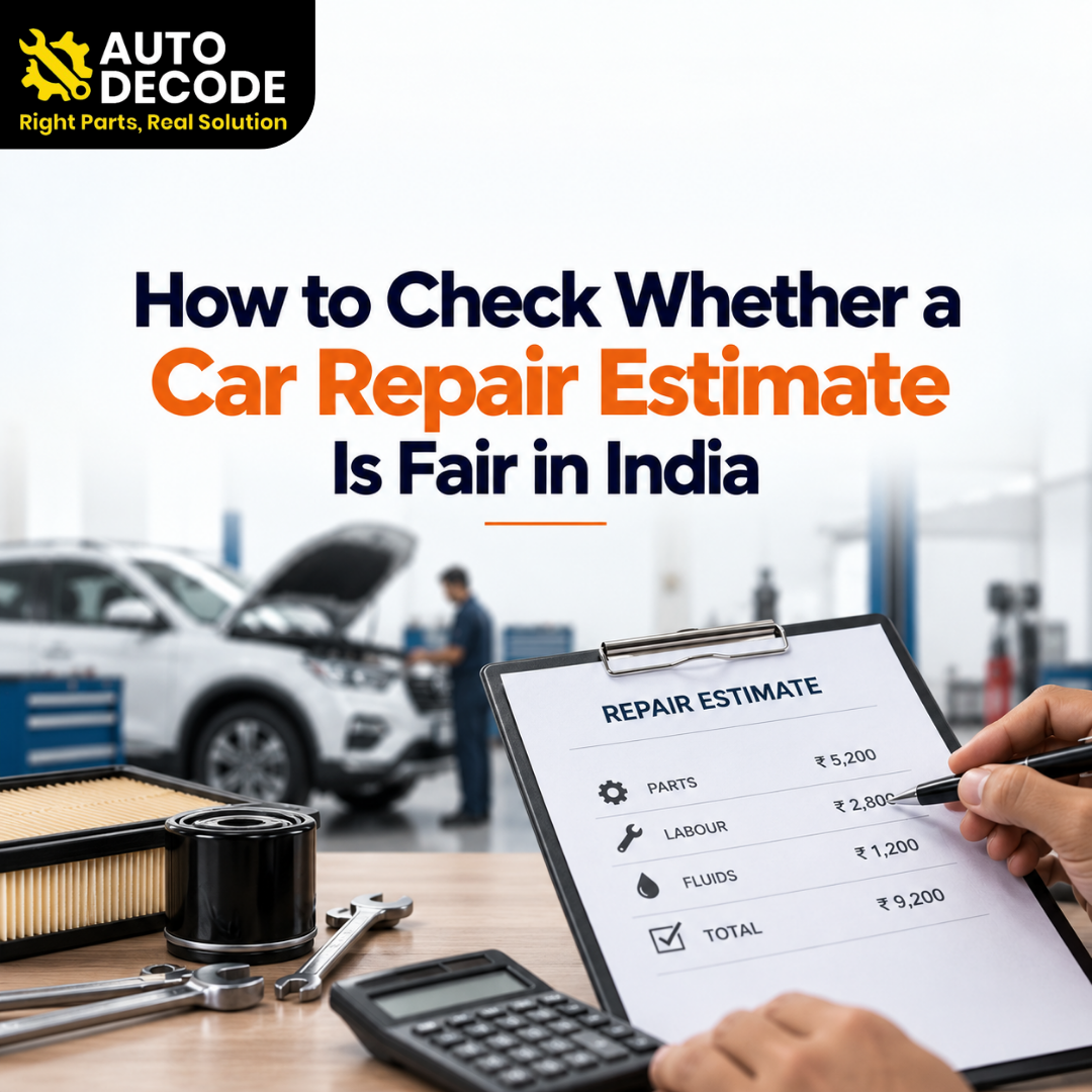 How to Check Whether a Car Repair Estimate Is Fair in India