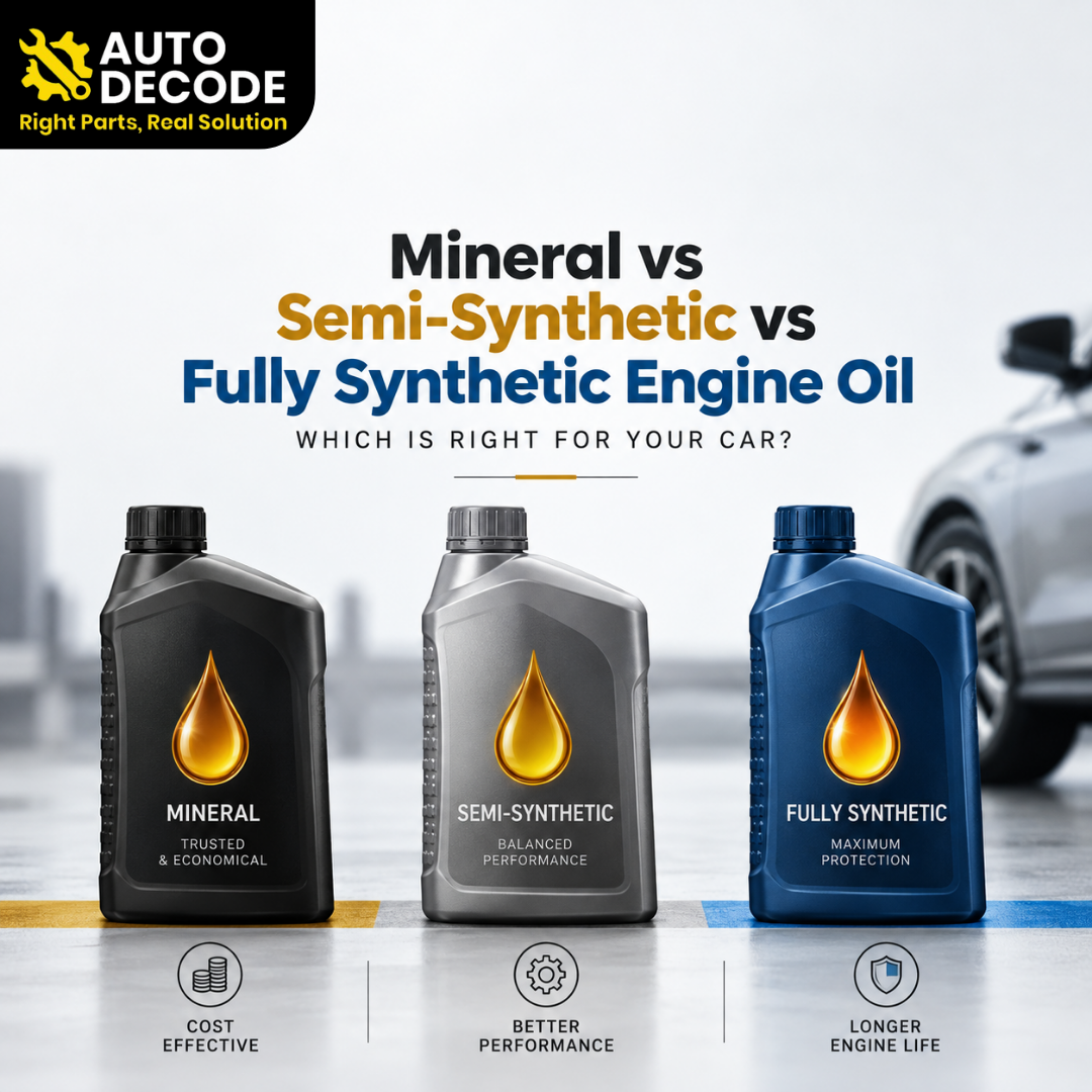 Mineral vs Semi-Synthetic vs Fully Synthetic Engine Oil: Which Is Right for Your Car?