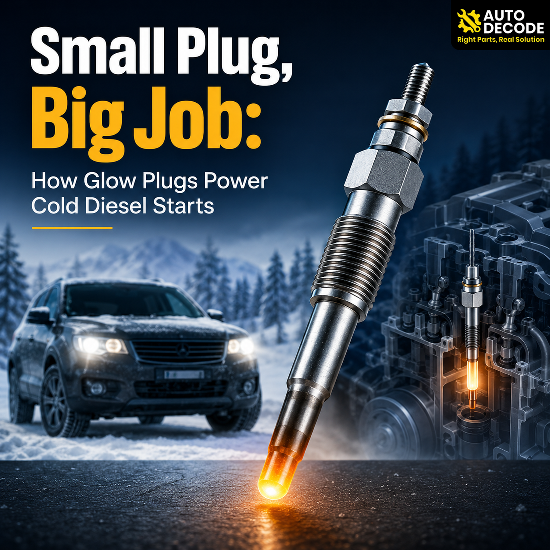 Small Plug, Big Job: How Glow Plugs Power Cold Diesel Starts