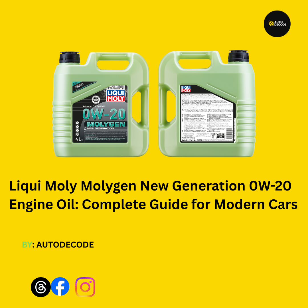 Liqui Moly Molygen New Generation 0W-20 Engine Oil: Complete Guide for Modern Cars