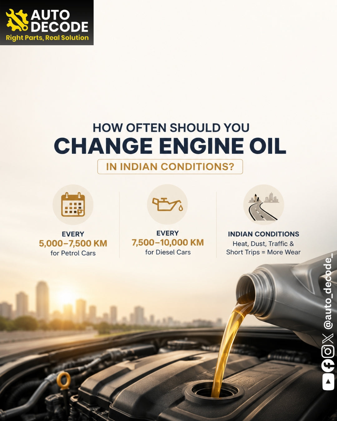 How Often Should You Change Engine Oil in India?