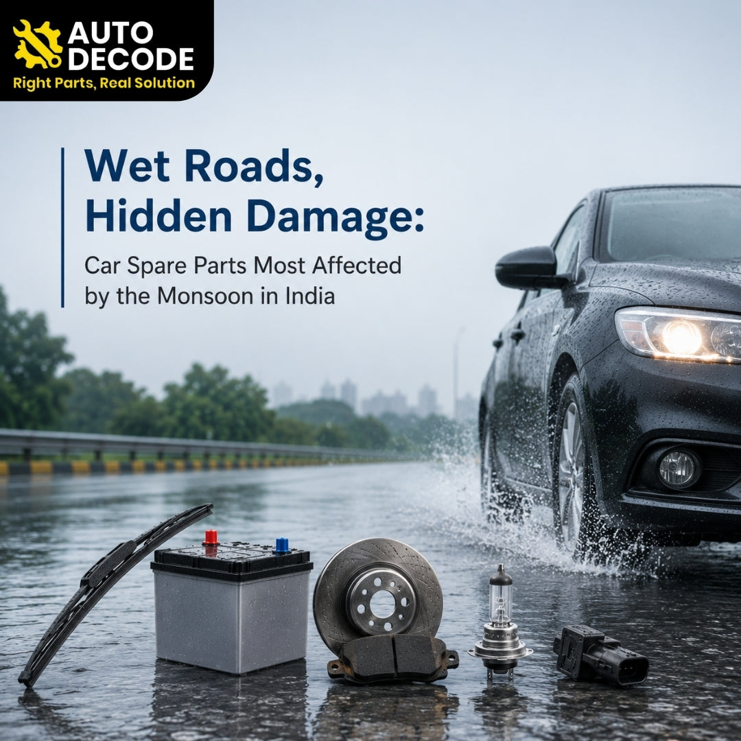Wet Roads, Hidden Damage: Car Spare Parts Most Affected by the Monsoon in India