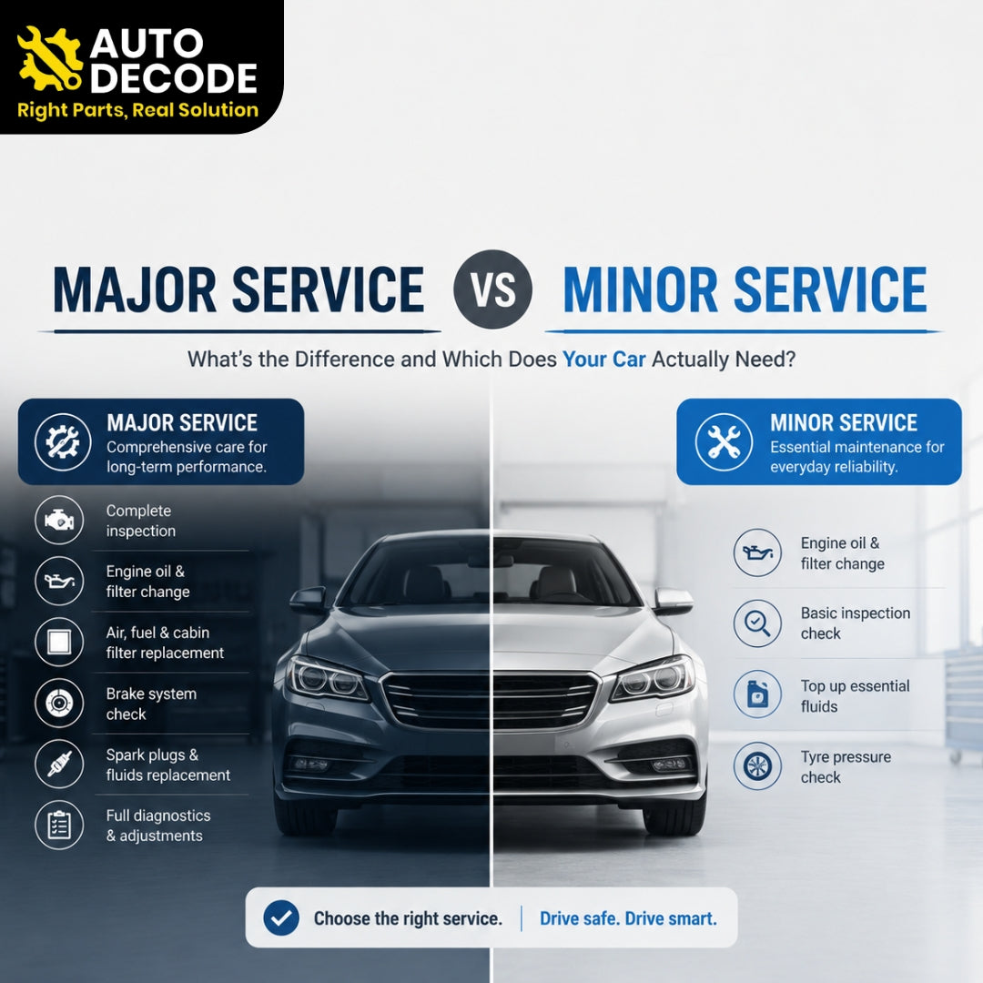 Car Major Service vs Minor Service: What's the Difference and Which Does Your Car Actually Need?
