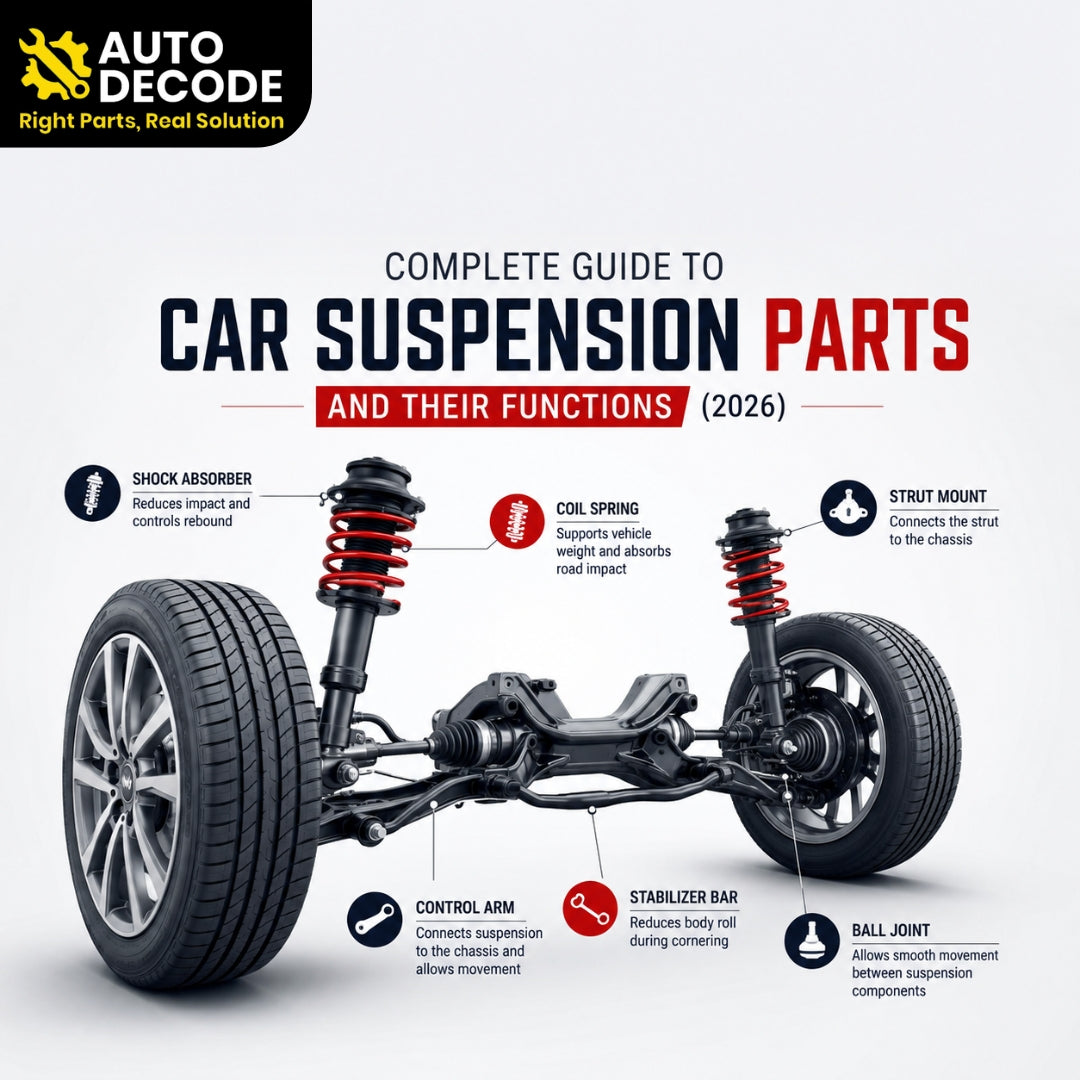 Complete Guide to Car Suspension Parts and Their Functions (2026)
