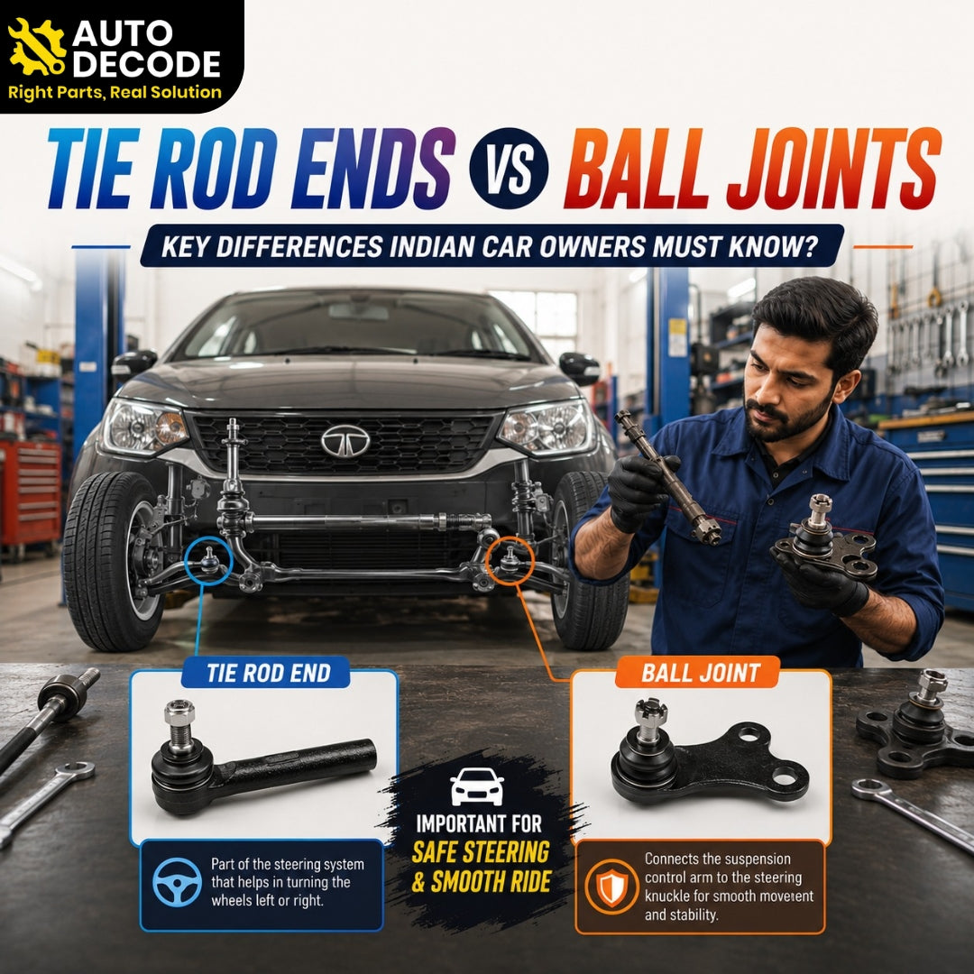 Tie Rod Ends vs Ball Joints: Key Differences Indian Car Owners Must Know?