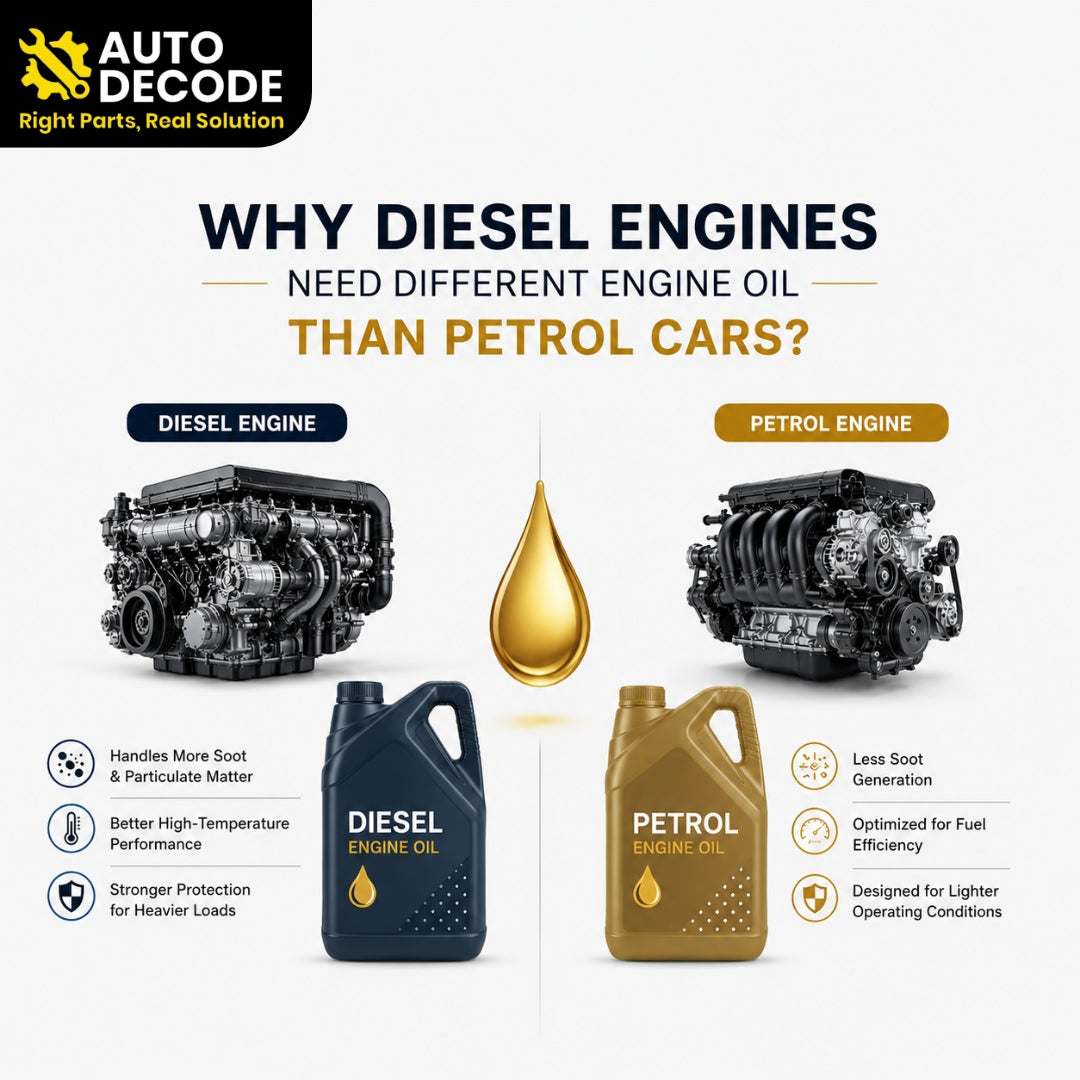 Why Diesel Engines Need Different Engine Oil Than Petrol Cars?