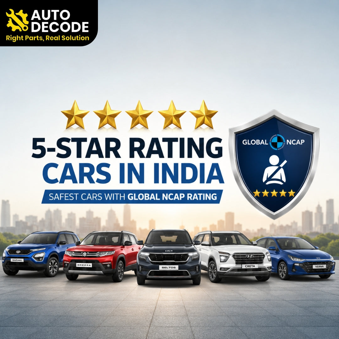 5-Star Safety Rating Cars in India: Complete Global NCAP & Bharat NCAP List (2025)