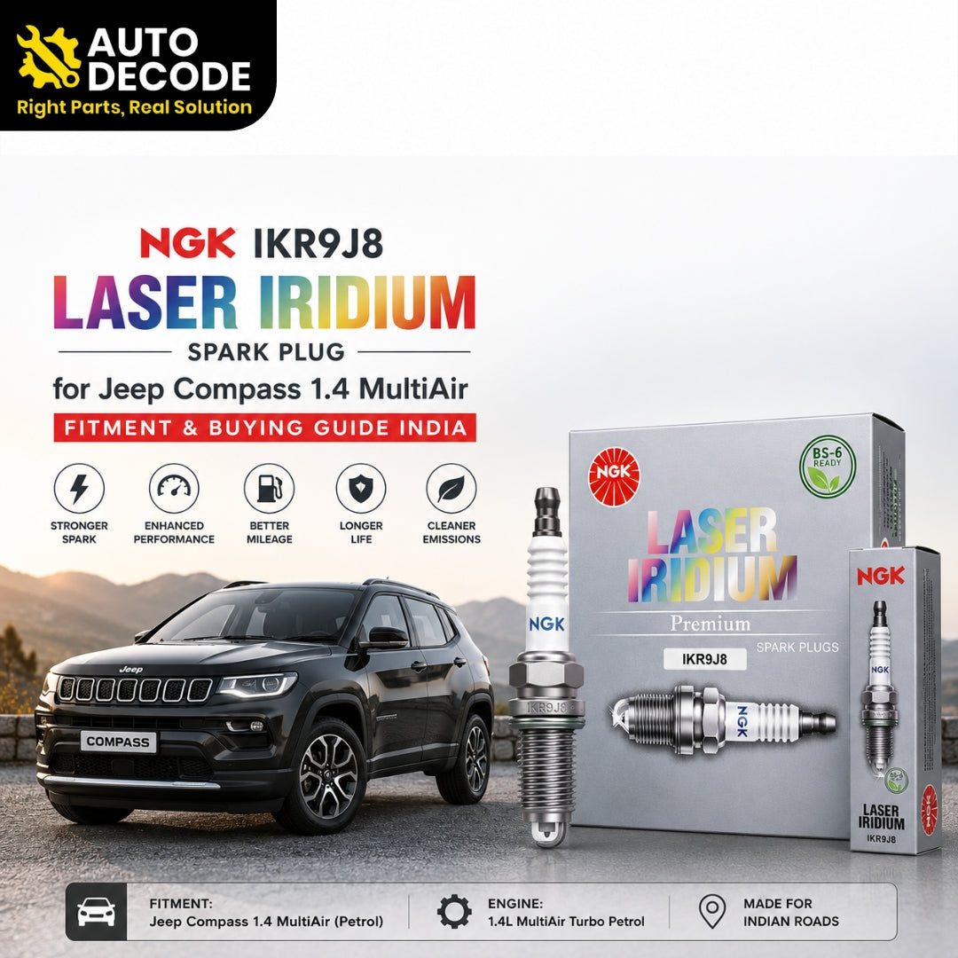 NGK IKR9J8 Laser Iridium Spark Plug for Jeep Compass 1.4 MultiAir — Fitment & Buying Guide India