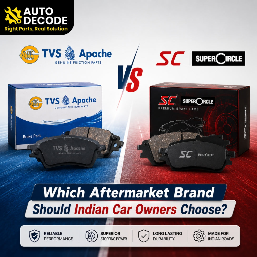 TVS vs Super Circle Brake Pads: Which Aftermarket Brand Should Indian Car Owners Choose?