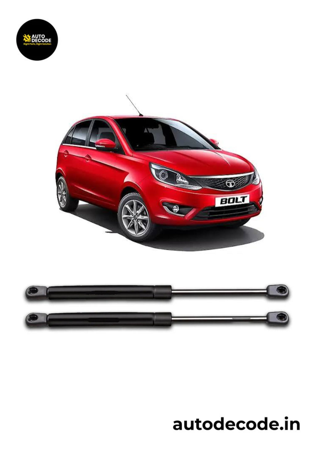 Boot Gas Struts for Tata Zest / Tata Bolt | Dicky Lift Support | Set of 2