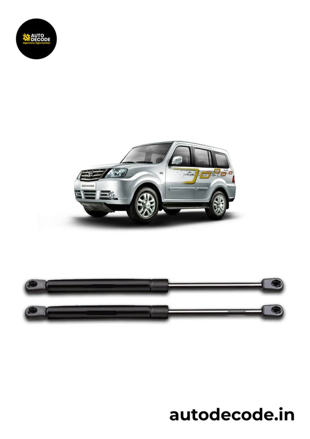 Boot Gas Struts for Tata Sumo Spacio | Dicky Lift Support | Set of 2