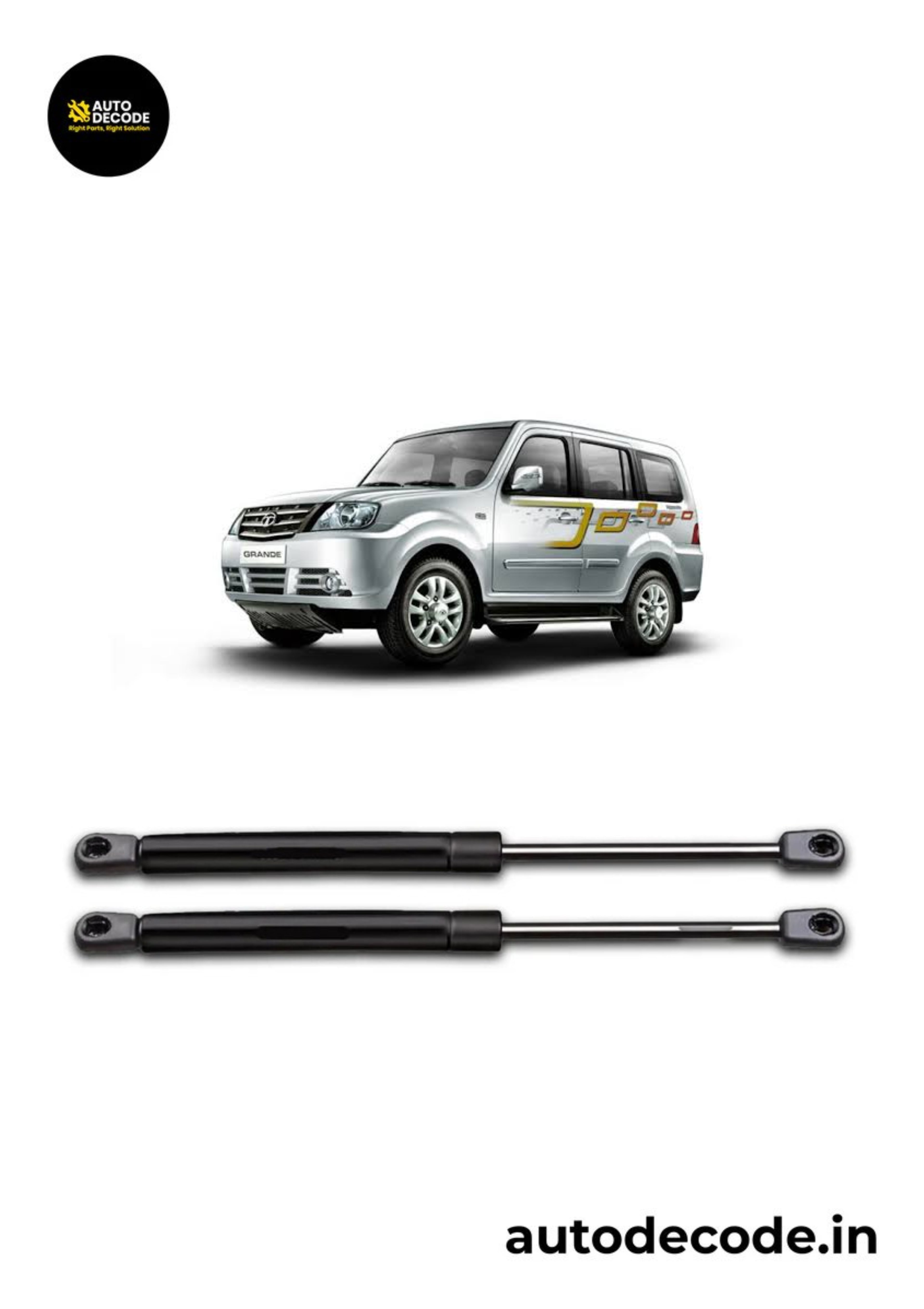 Boot Gas Struts for Tata Sumo Spacio | Dicky Lift Support | Set of 2