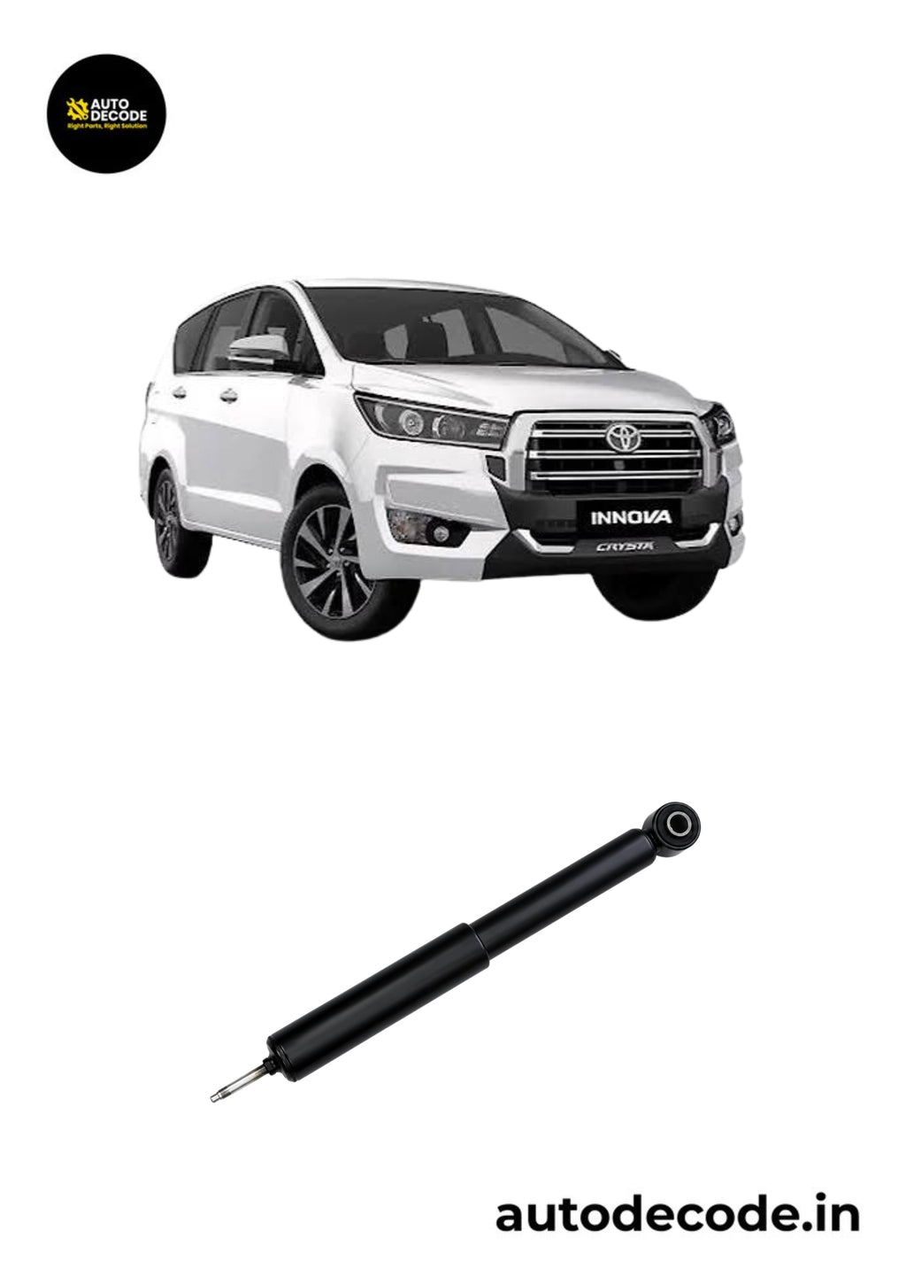 Rear Shocker for Innova Crysta - Monroe