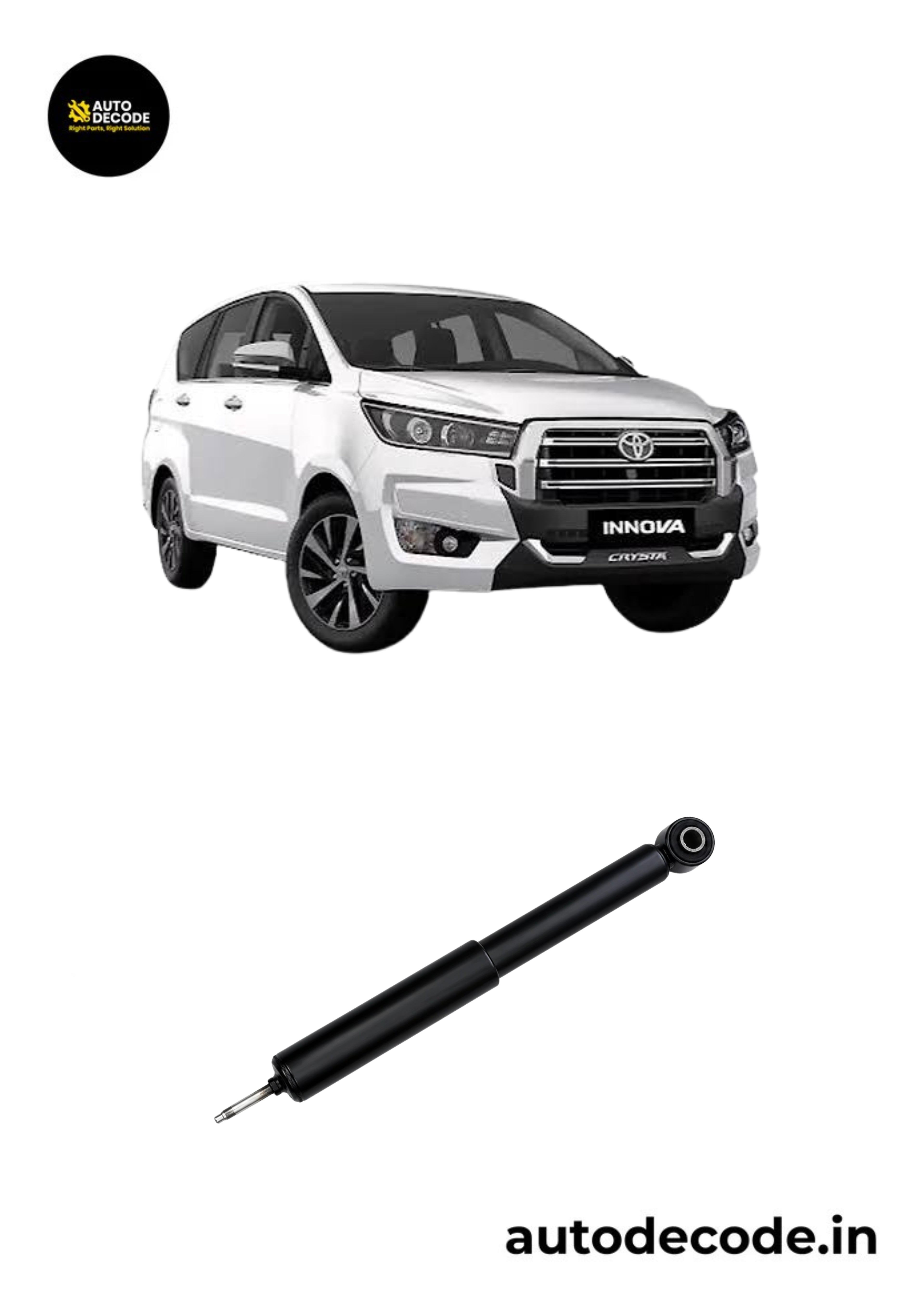 Rear Shocker for Innova Crysta - Monroe