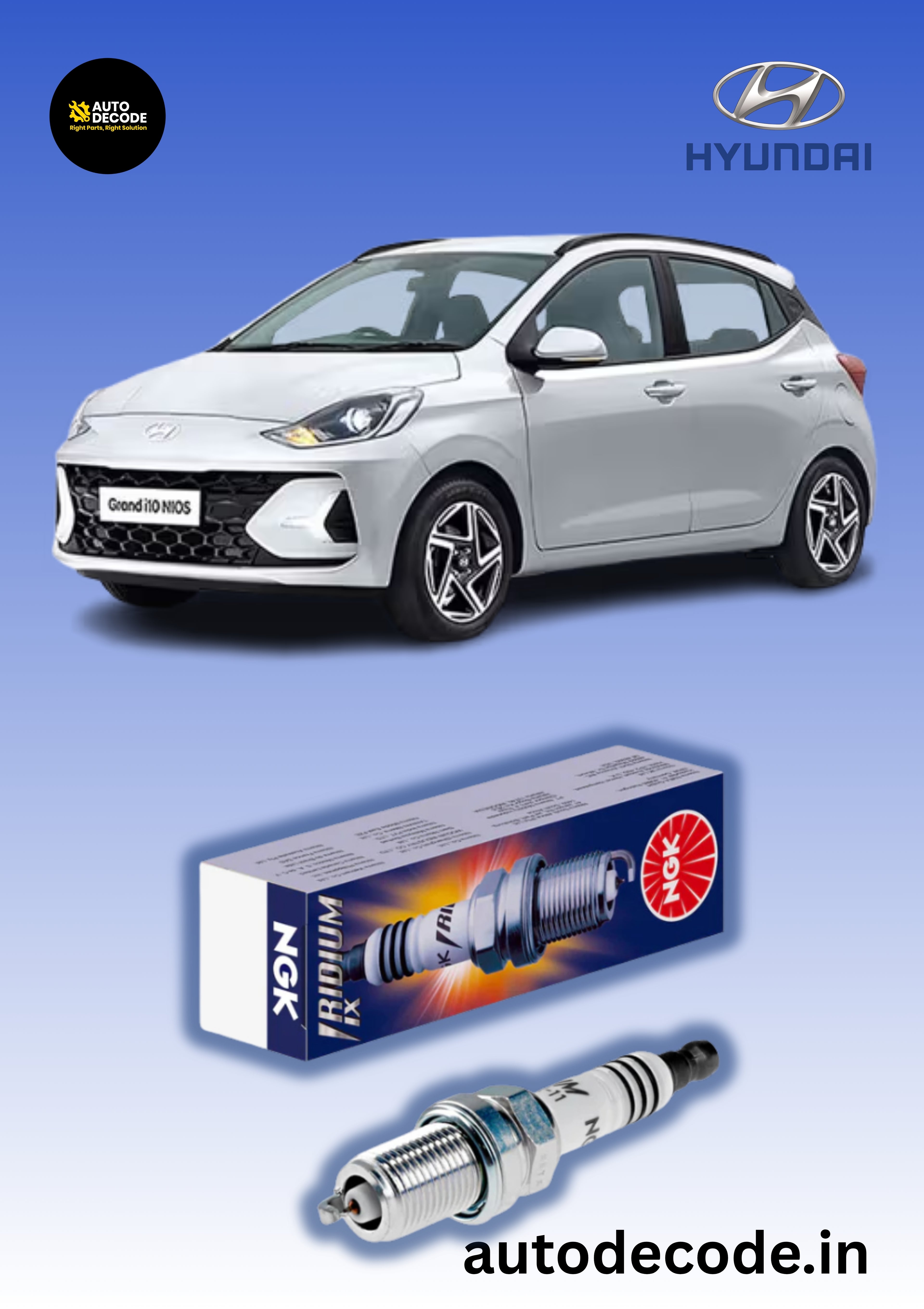 NGK Iridium Spark Plug LKR7BIX-P for Hyundai – NGK Premium