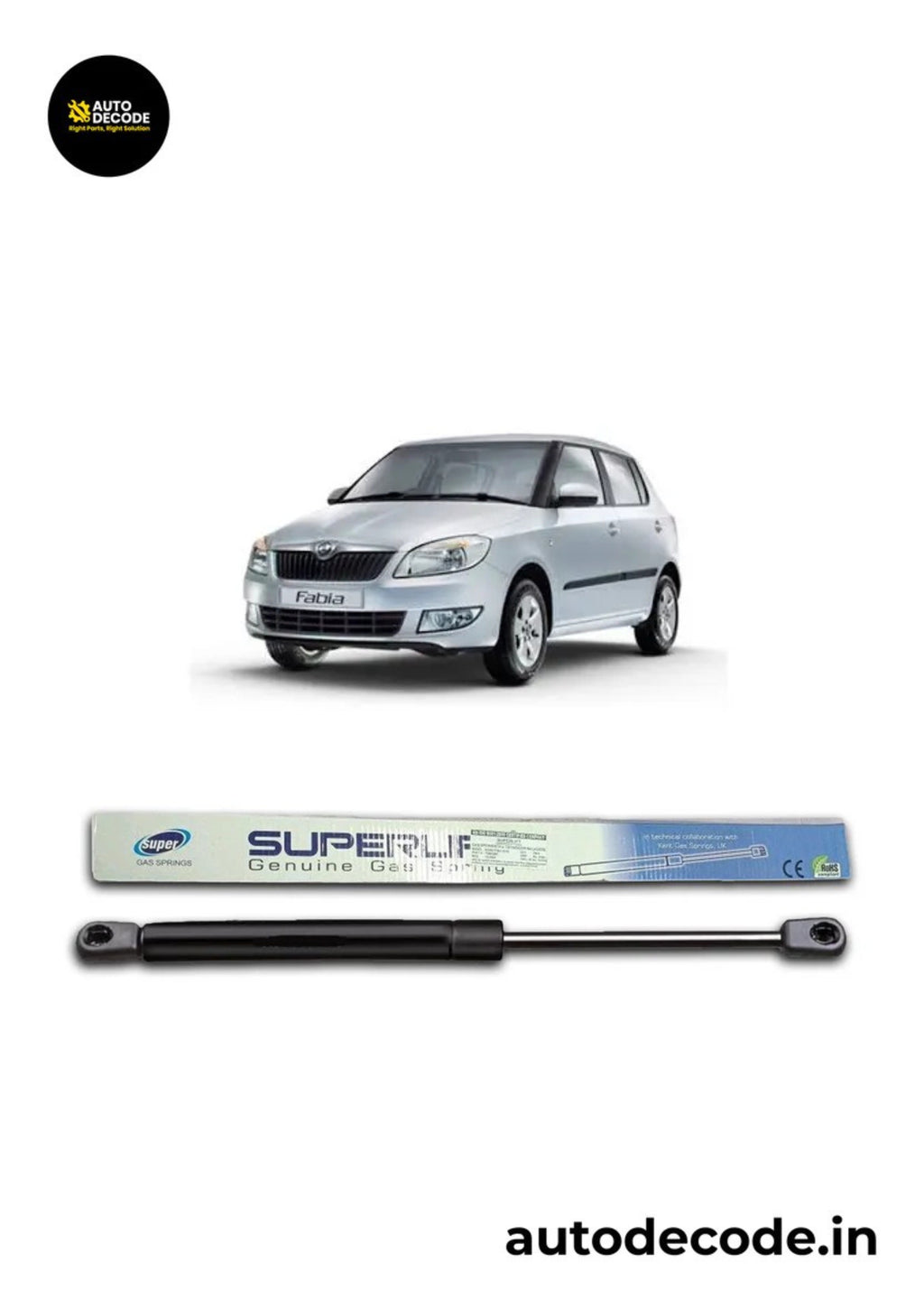 Boot Gas Struts for Skoda Fabia | dicky Lift Support