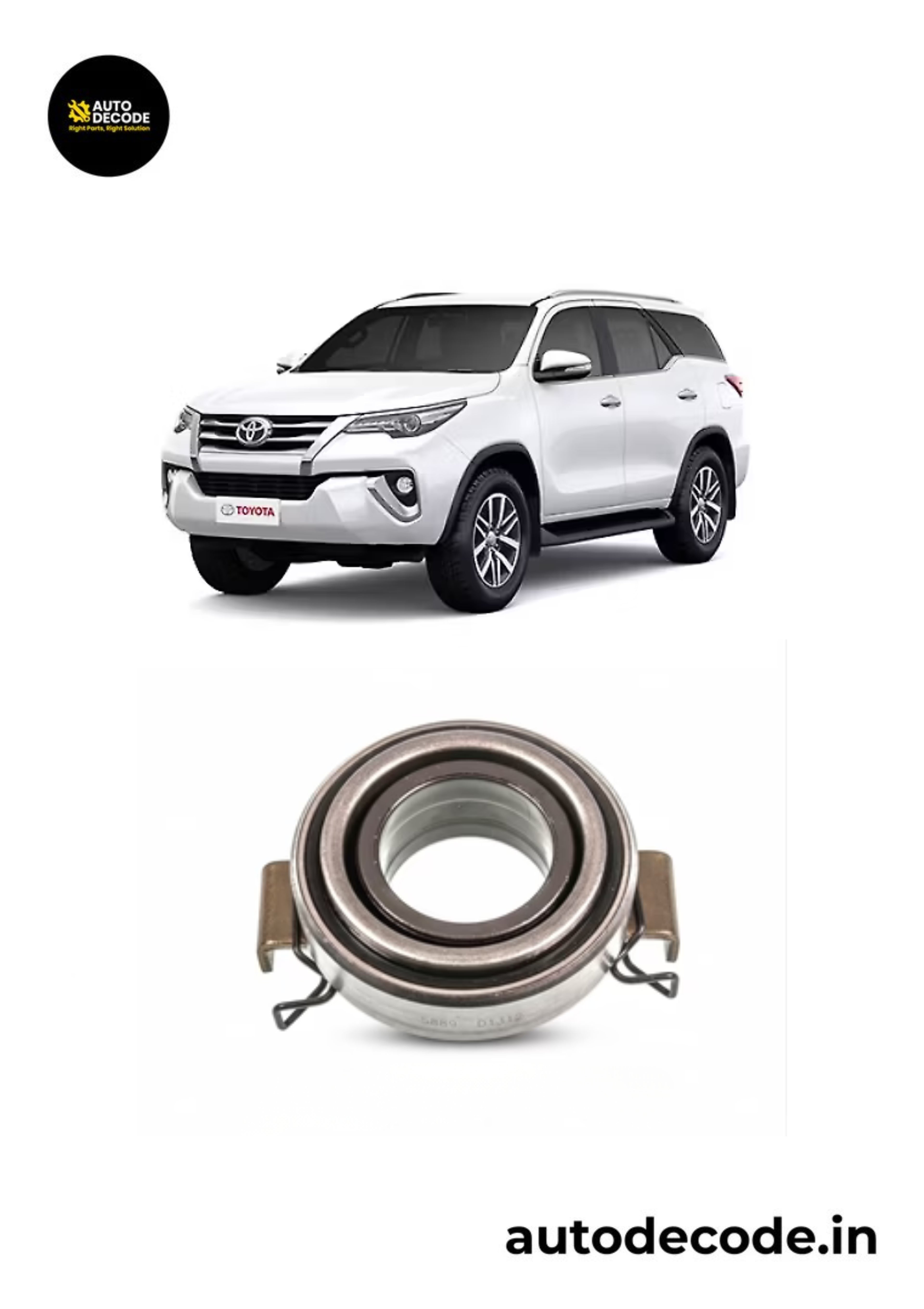Clutch Bearing for Toyota Fortuner & Innova Crysta | Sachs |