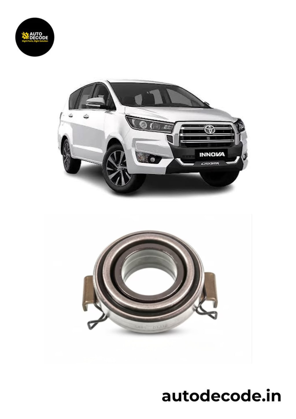 Clutch Bearing for Toyota Fortuner & Innova Crysta | Sachs |