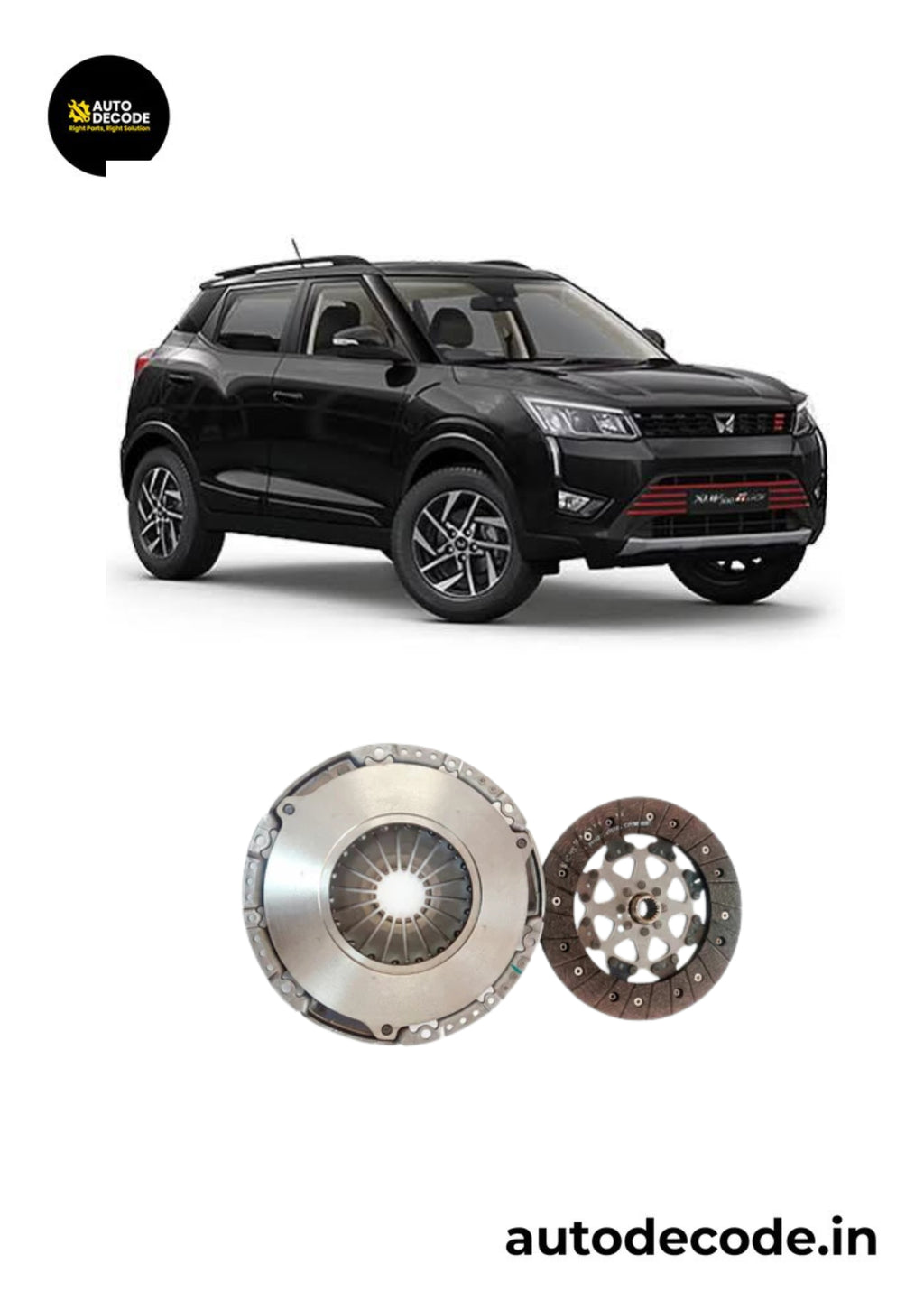 Clutch Kit For XUV 3XO / XUV300 (Petrol) – Mahindra Genuine