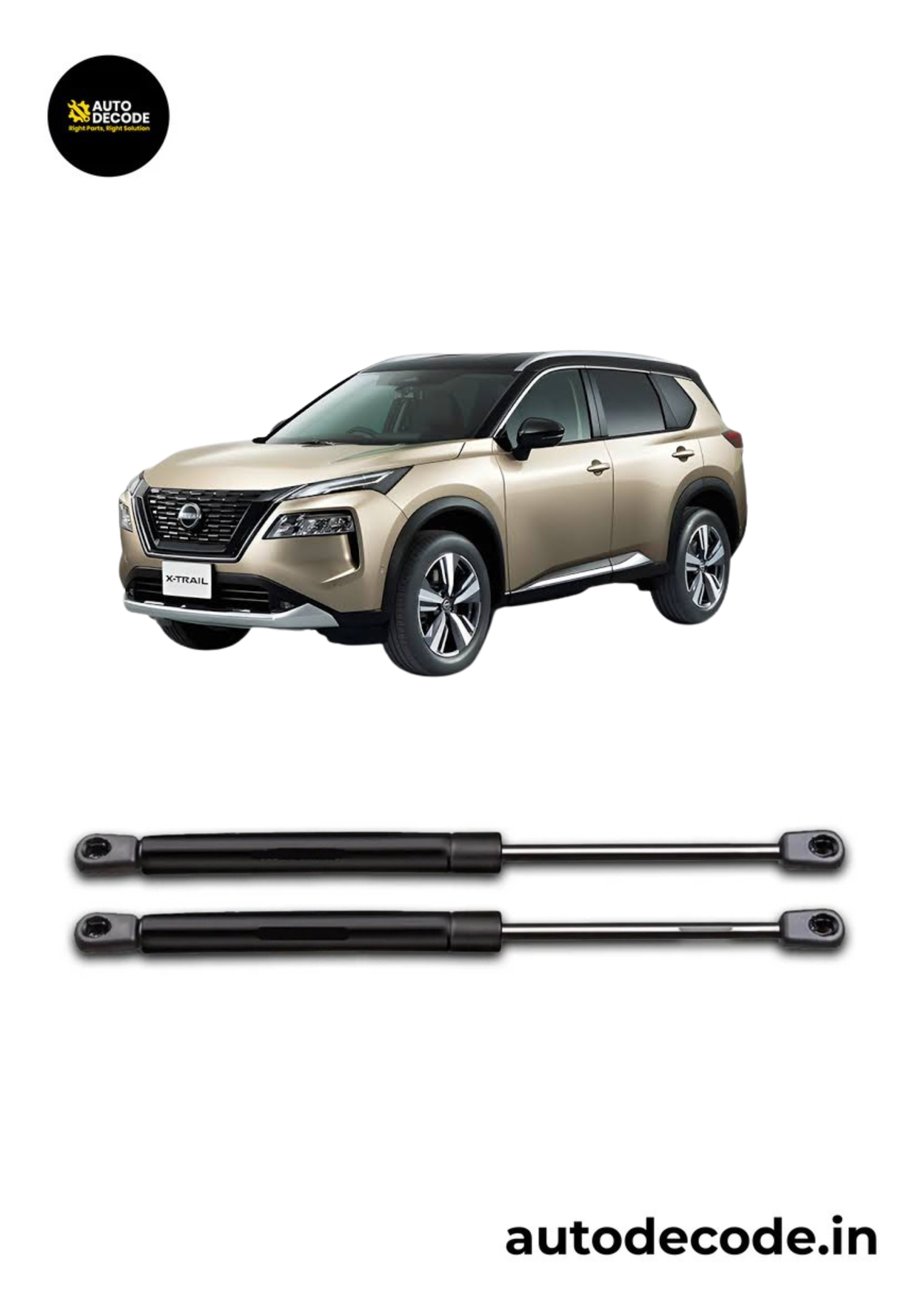 Boot Gas Struts for Nissan X-Trail T31 | Dicky Lift Support | Set of 2