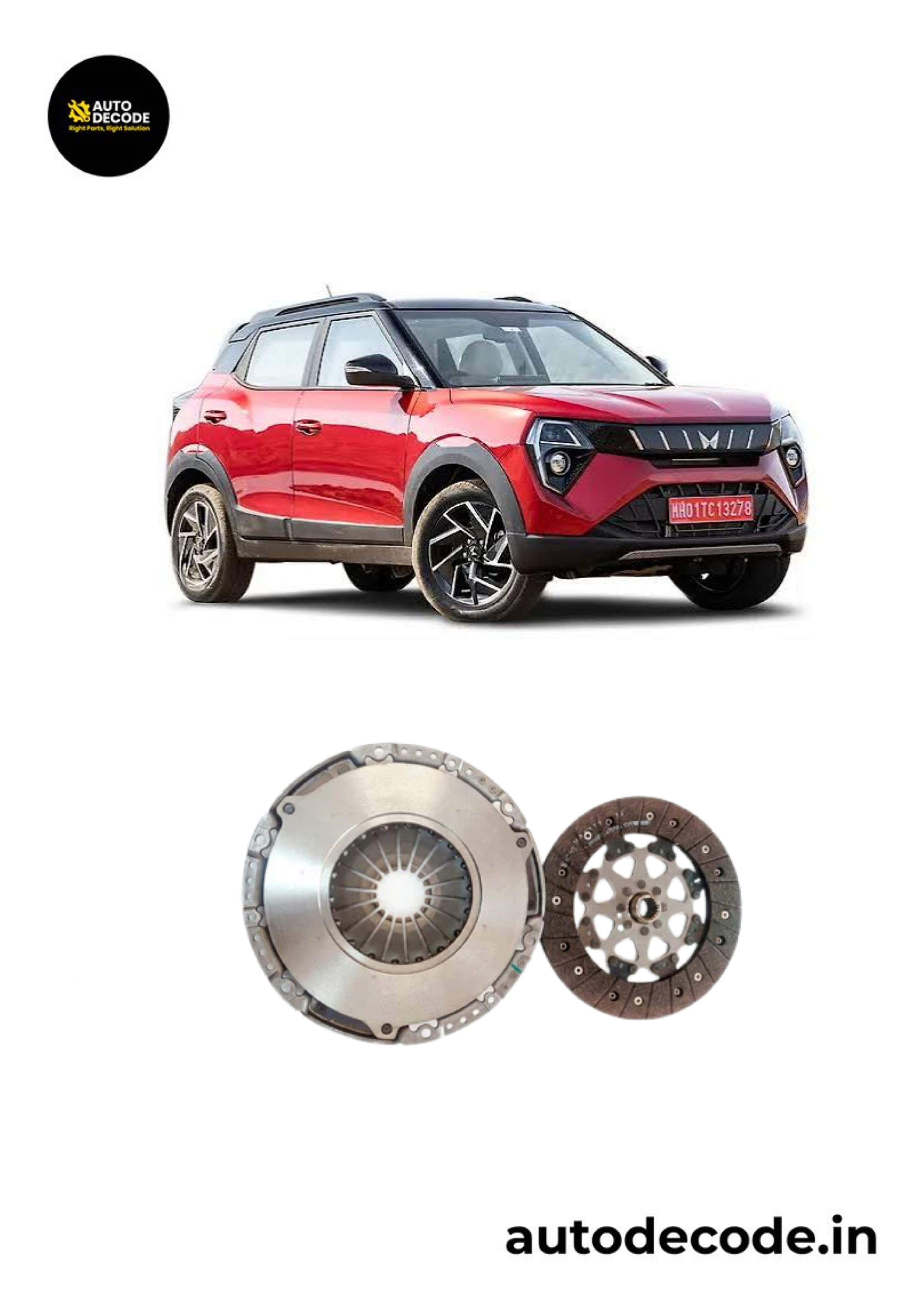 Clutch Kit For XUV 3XO / XUV300 (Petrol) – Mahindra Genuine