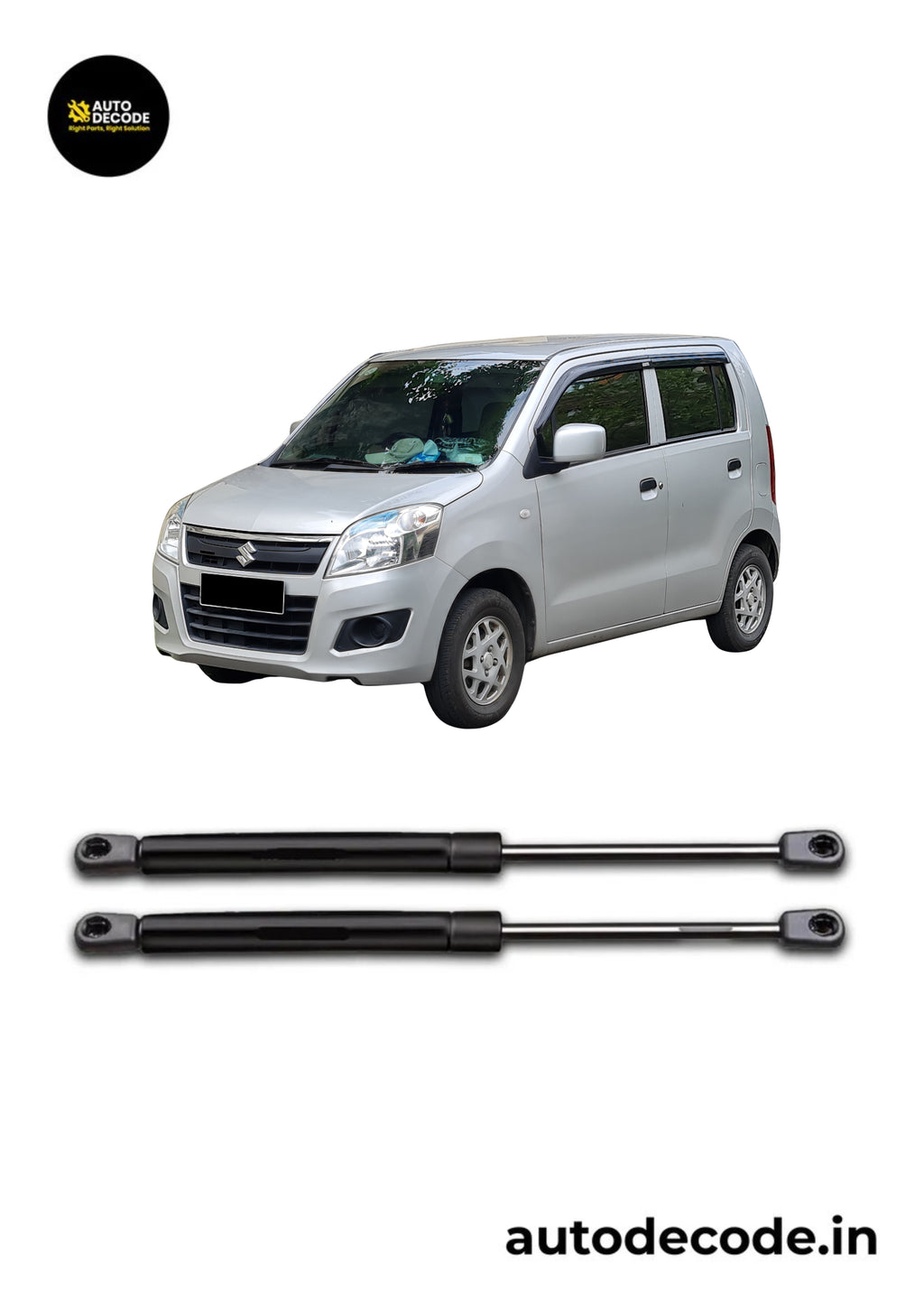 Boot Gas Struts for Maruti Suzuki Wagon R | Dicky Lift Support | Set of 2