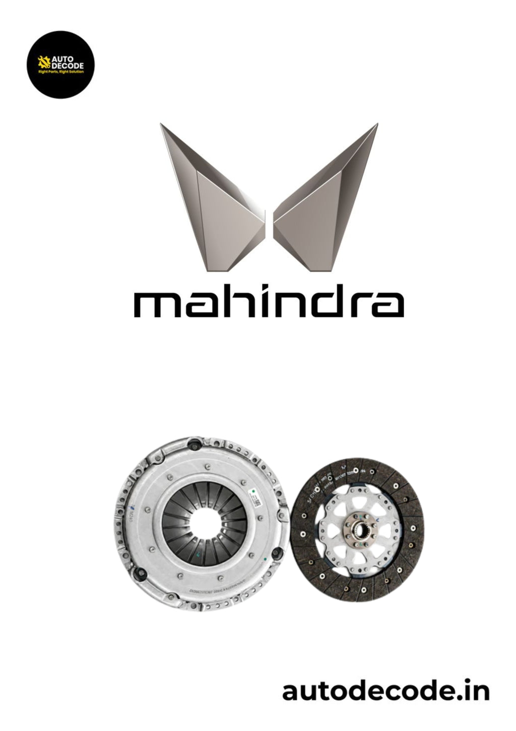 Clutch Kit For Mahindra (Diesel) – Genuine