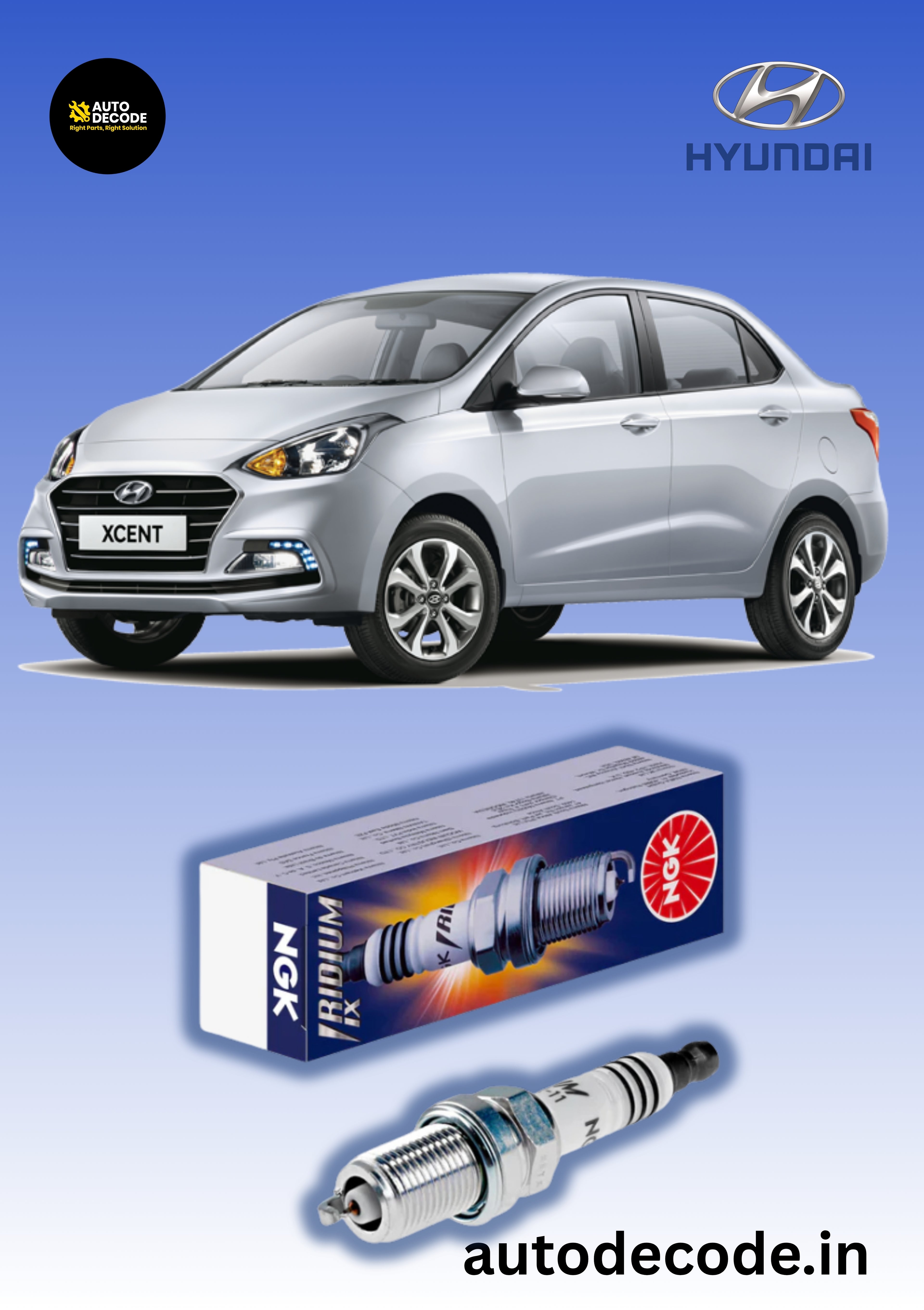 NGK Iridium Spark Plug LKR7BIX-P for Hyundai – NGK Premium