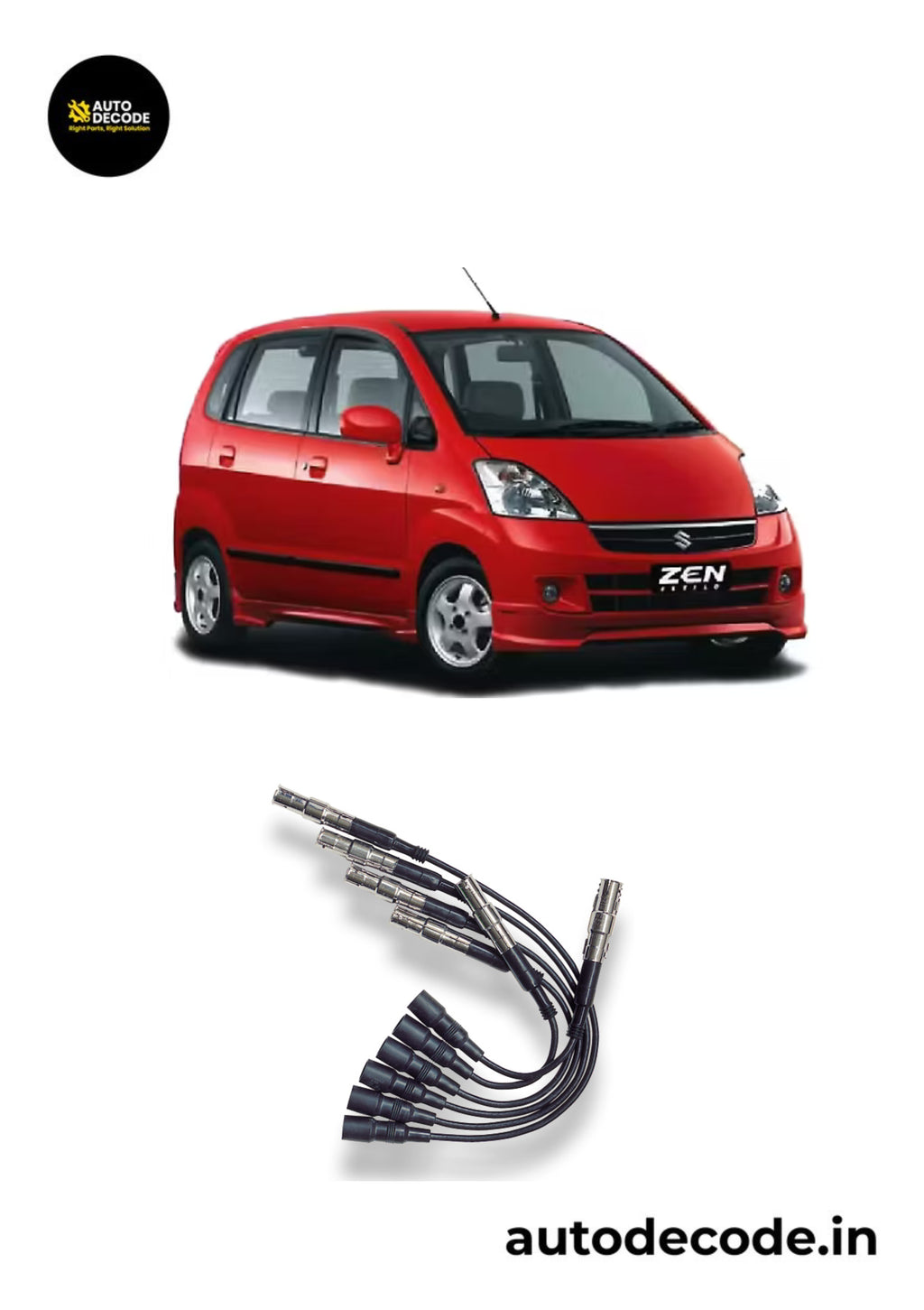 Ignition Cable Set for Maruti Zen and Esteem MPFI