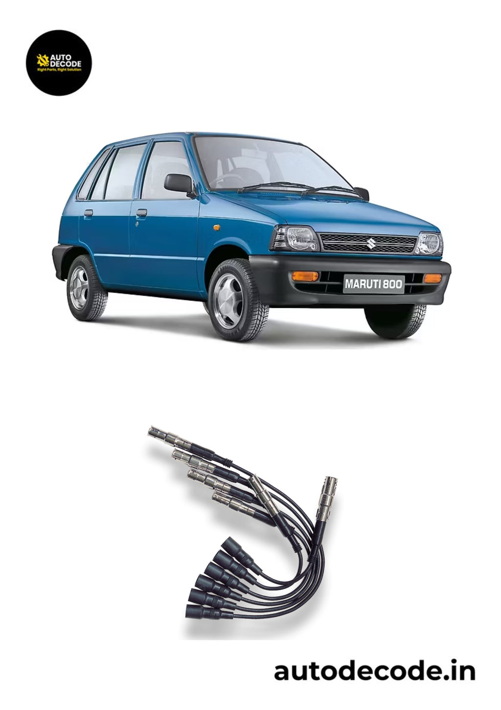 Ignition Cable Set for Maruti 800 MPFI 5 Speed