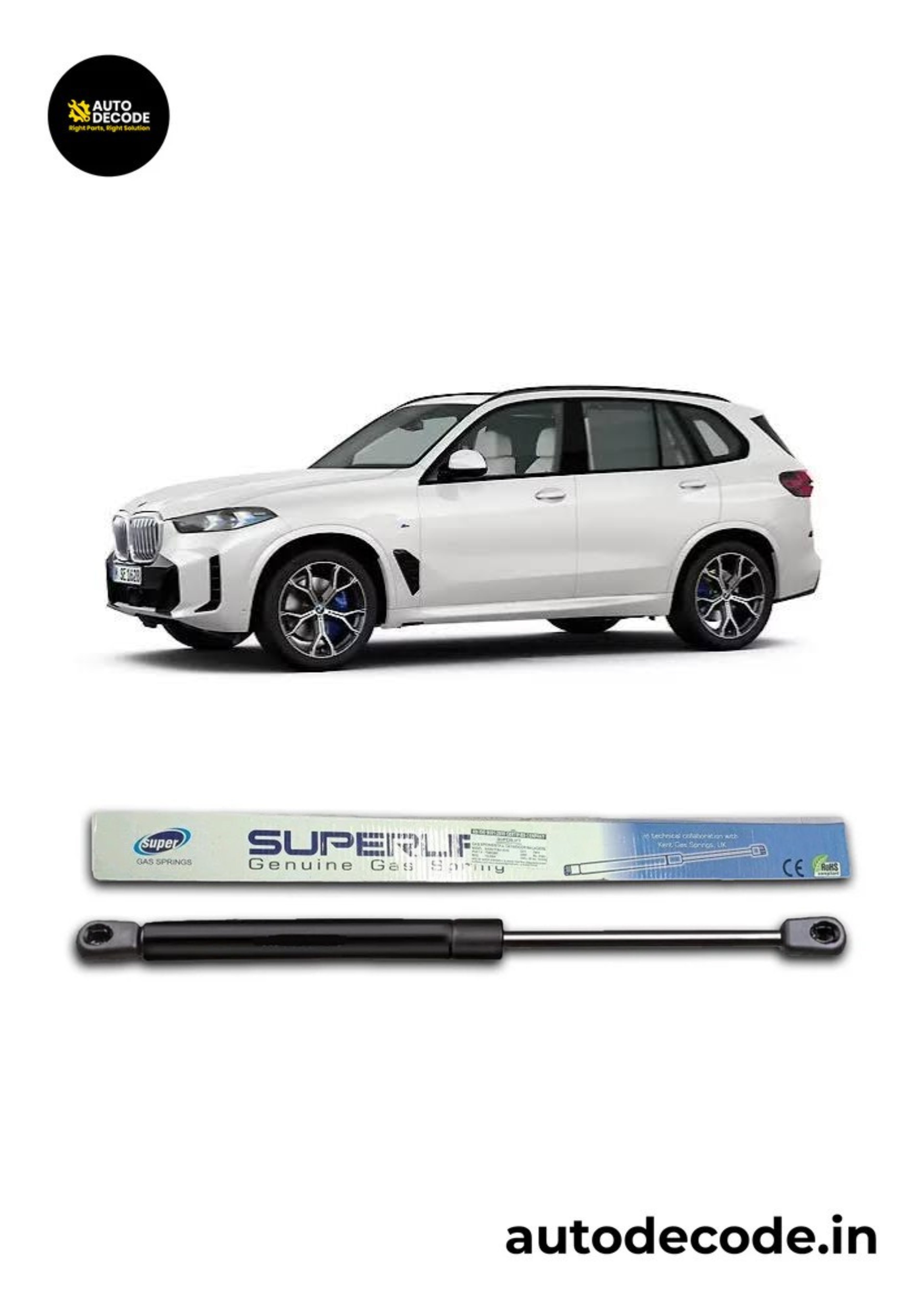 Boot Gas Struts for BMW X5 Old Model | Dicky Lift Support | Set of 2