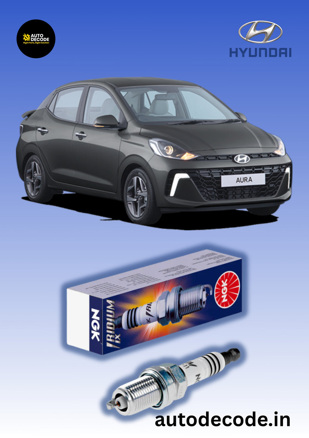 NGK Iridium Spark Plug LKR7BIX-P for Hyundai – NGK Premium