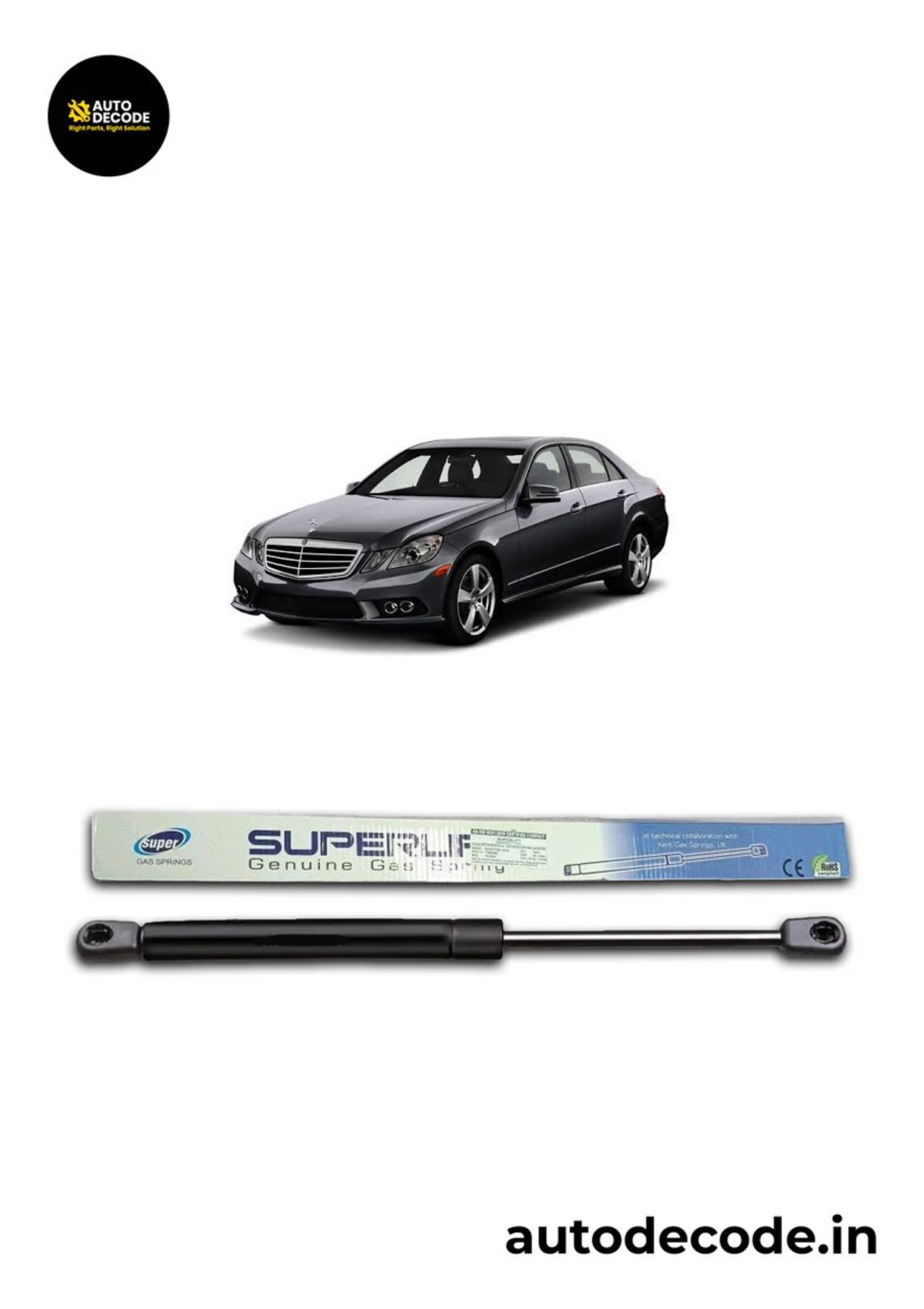Boot Gas Struts for Mercedes Benz W212 | Dicky Lift Support | Set of 2