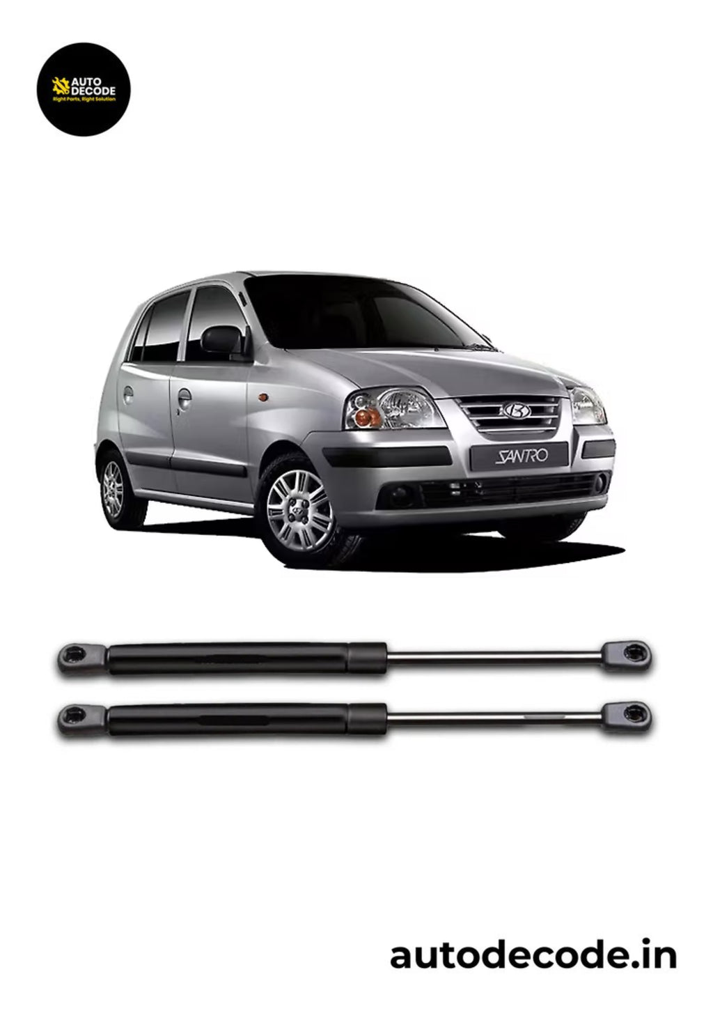 Boot Gas Struts for Hyundai Santro Xing | Dicky Lift Support | Set of 2