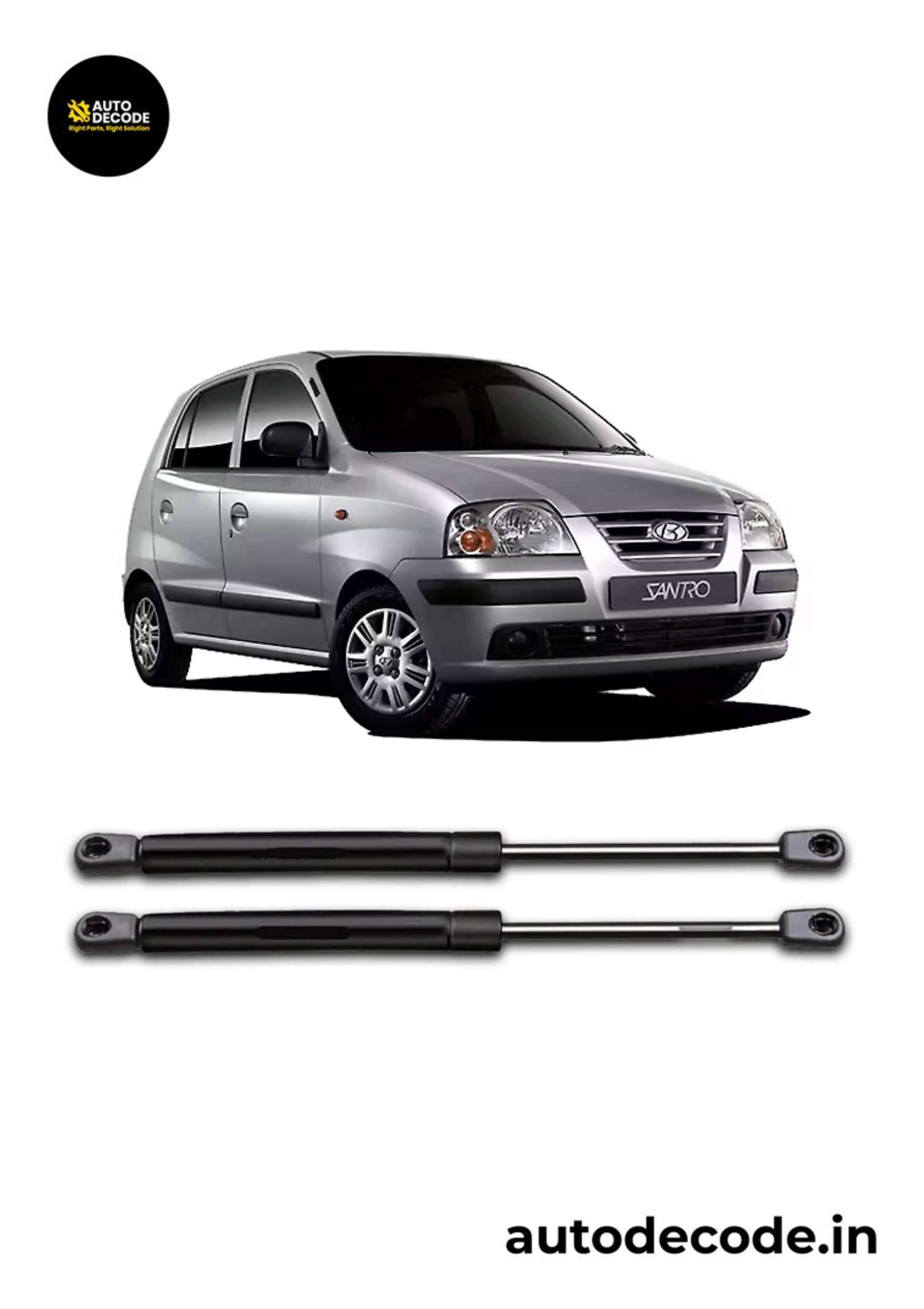 Boot Gas Struts for Hyundai Santro Xing | Dicky Lift Support | Set of 2