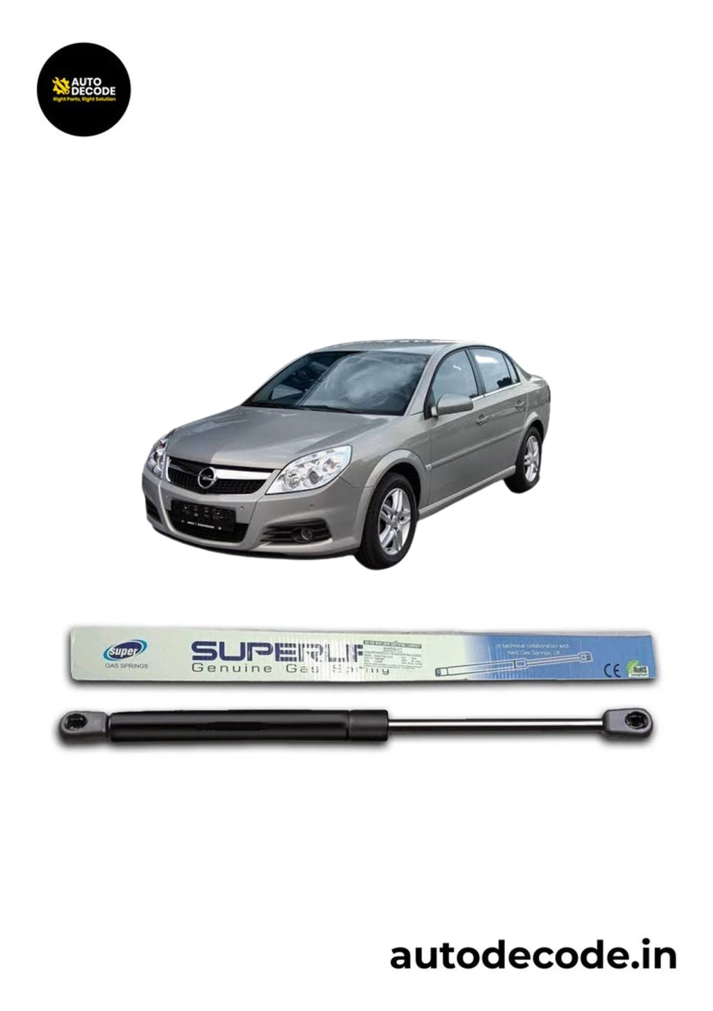 Boot Gas Struts for Opel Vectra | Dicky Lift Support | Set of 2