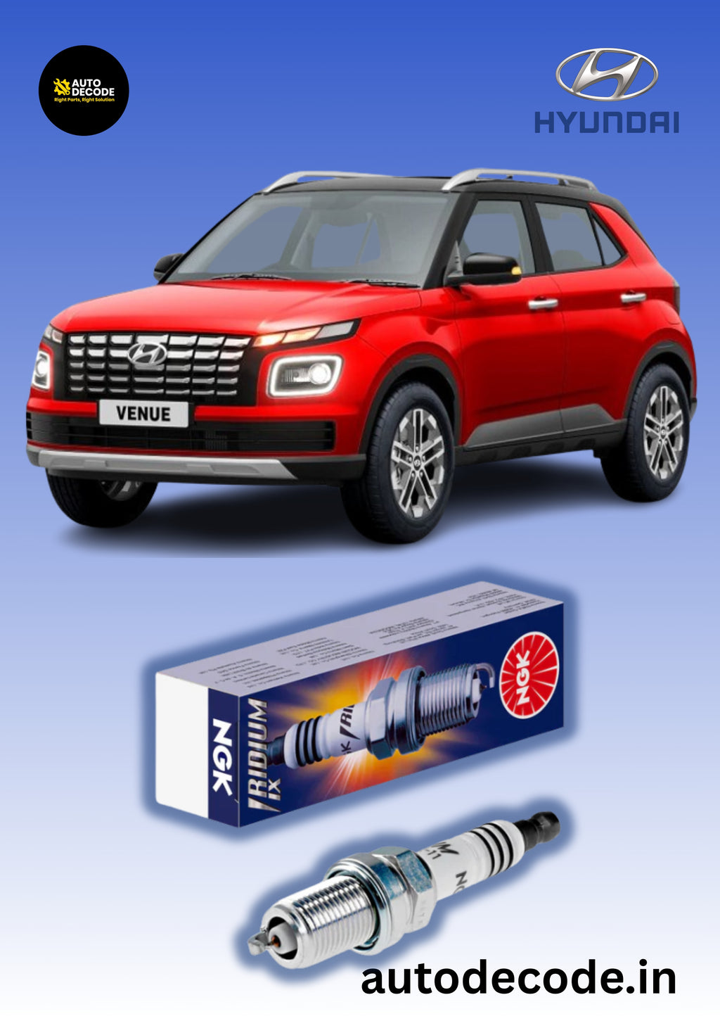 NGK Iridium Spark Plug LKR7BIX-P for Hyundai – NGK Premium