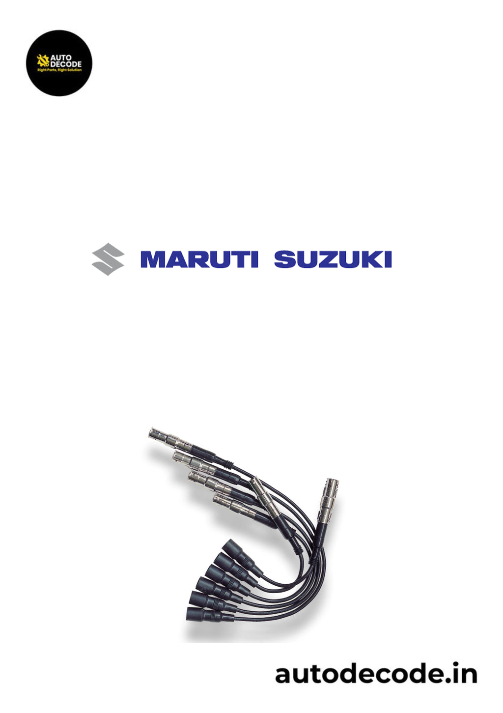 Ignition Cable Set for Maruti Wagon R, Alto 1.1 and Swift