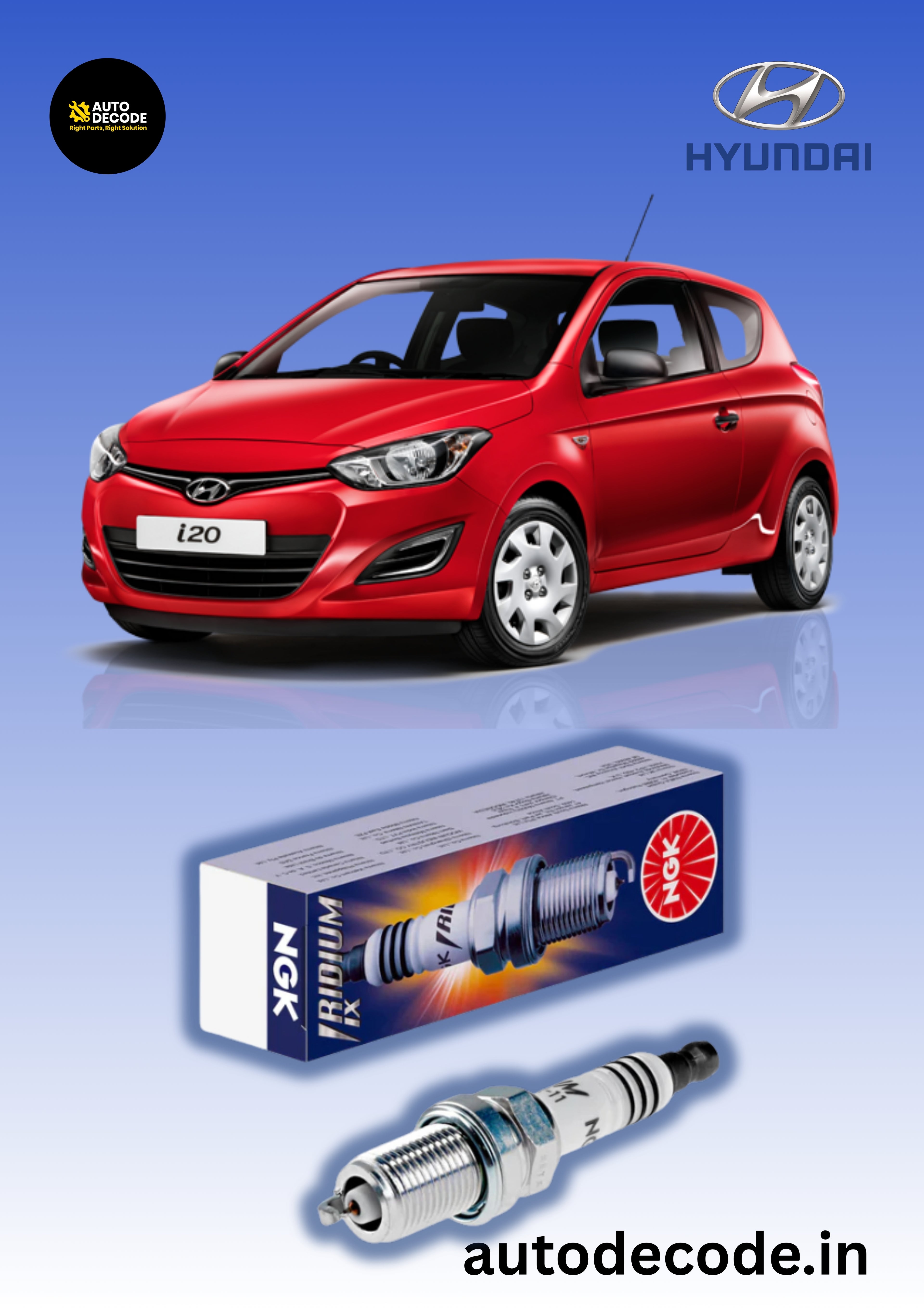 NGK Iridium Spark Plug LKR7BIX-P for Hyundai – NGK Premium