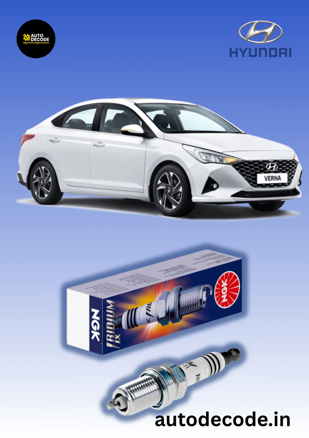 NGK Iridium Spark Plug LKR7BIX-P for Hyundai – NGK Premium