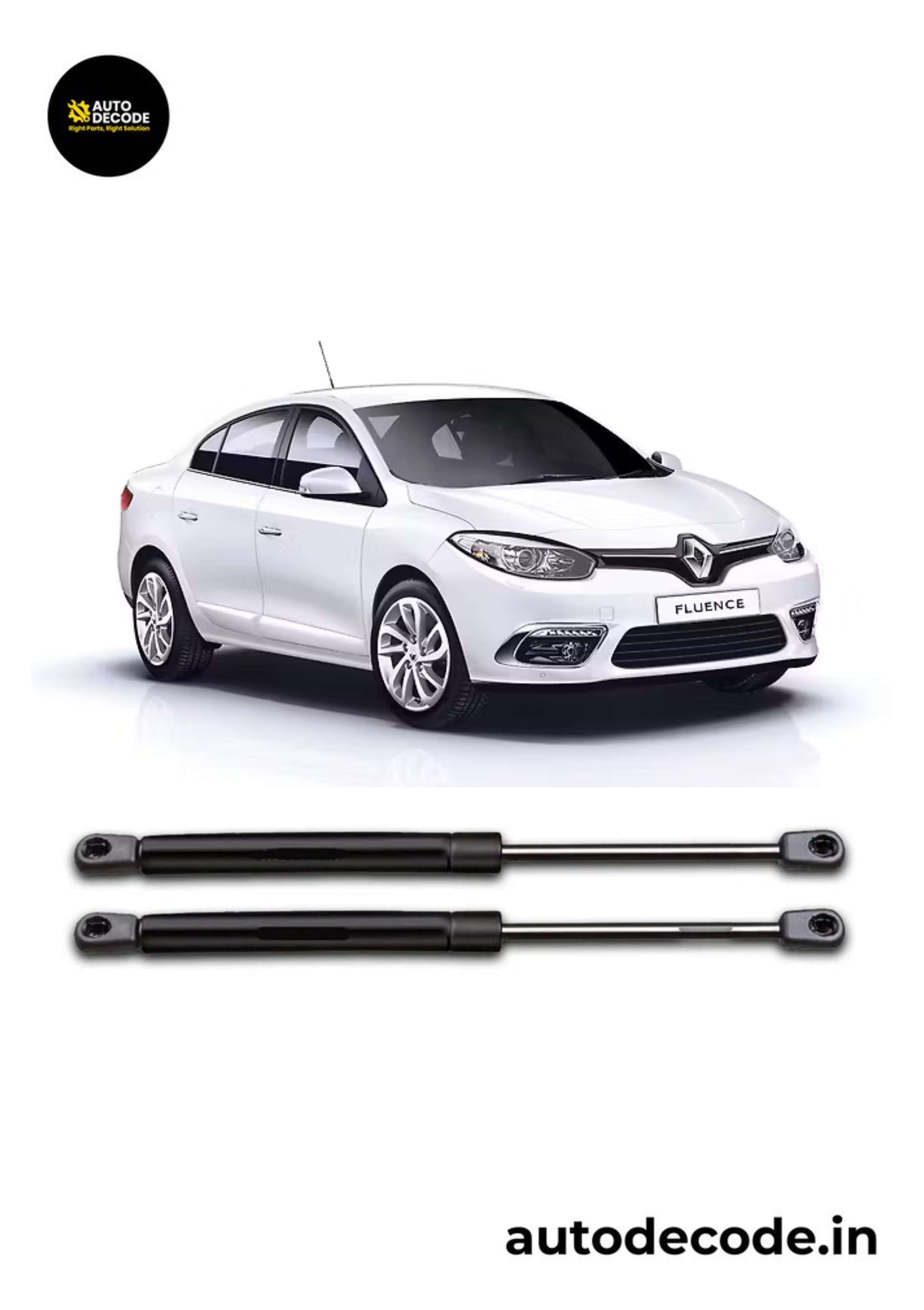 Boot Gas Struts for Renault Fluence | Dicky Lift Support | Set of 2